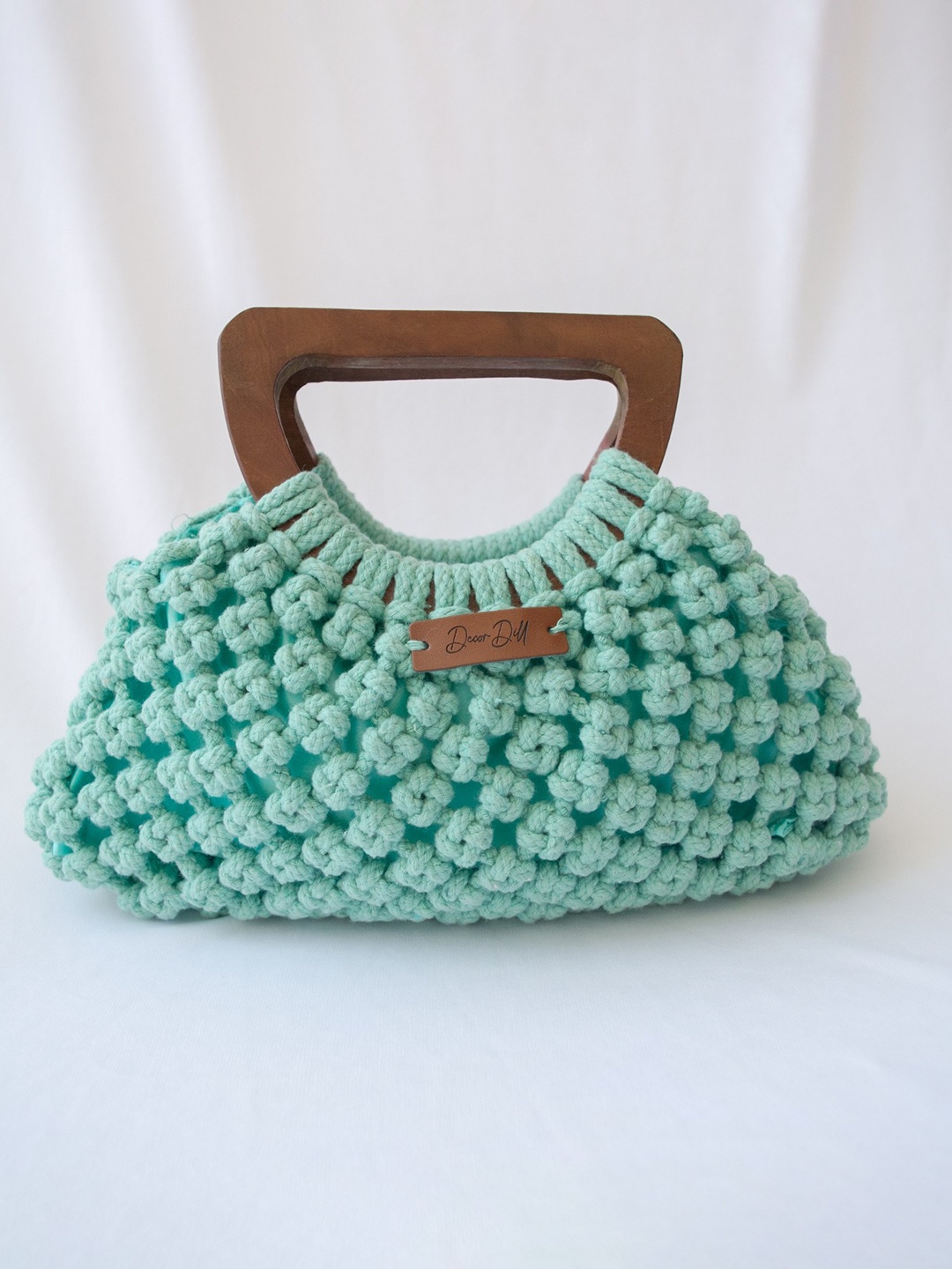

DECORDILL Self Design Swagger Handheld Bag, Sea green