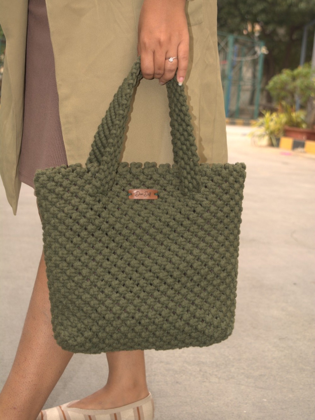 

DECORDILL Shopper Tote Bag, Green