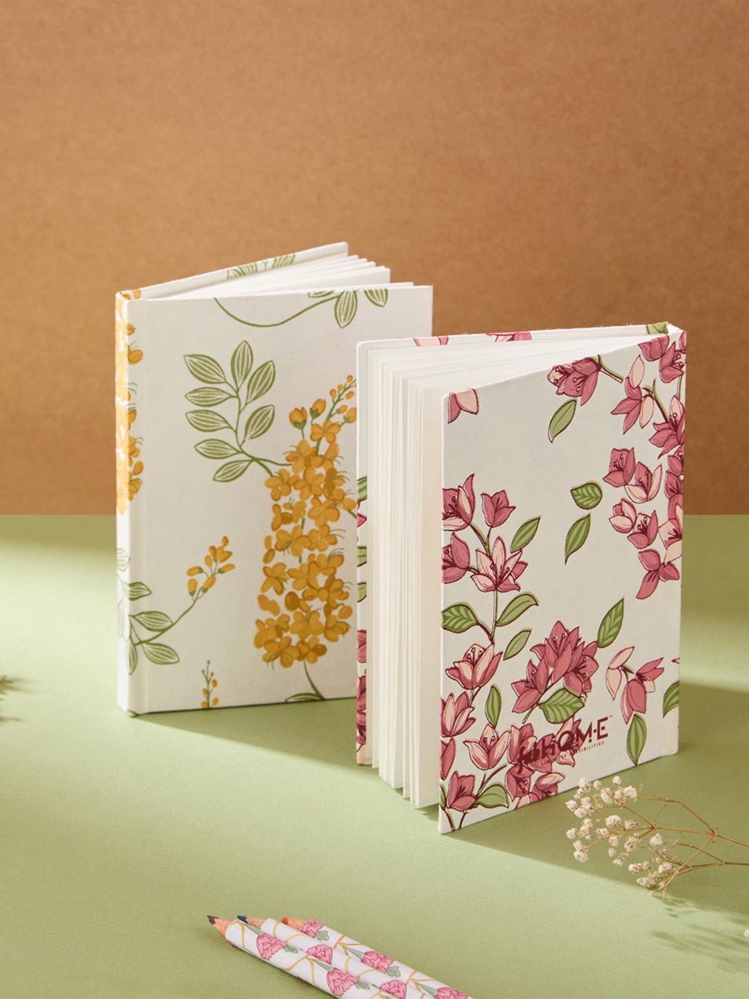 

Fabindia Printed Notebook Stationery, White