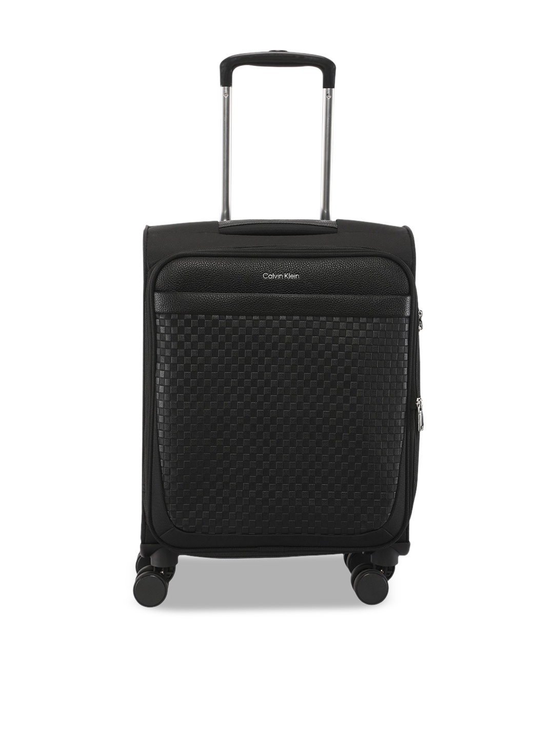 

Calvin Klein CHECK-IN Range Black 20" Cabin Soft Trolley Bag