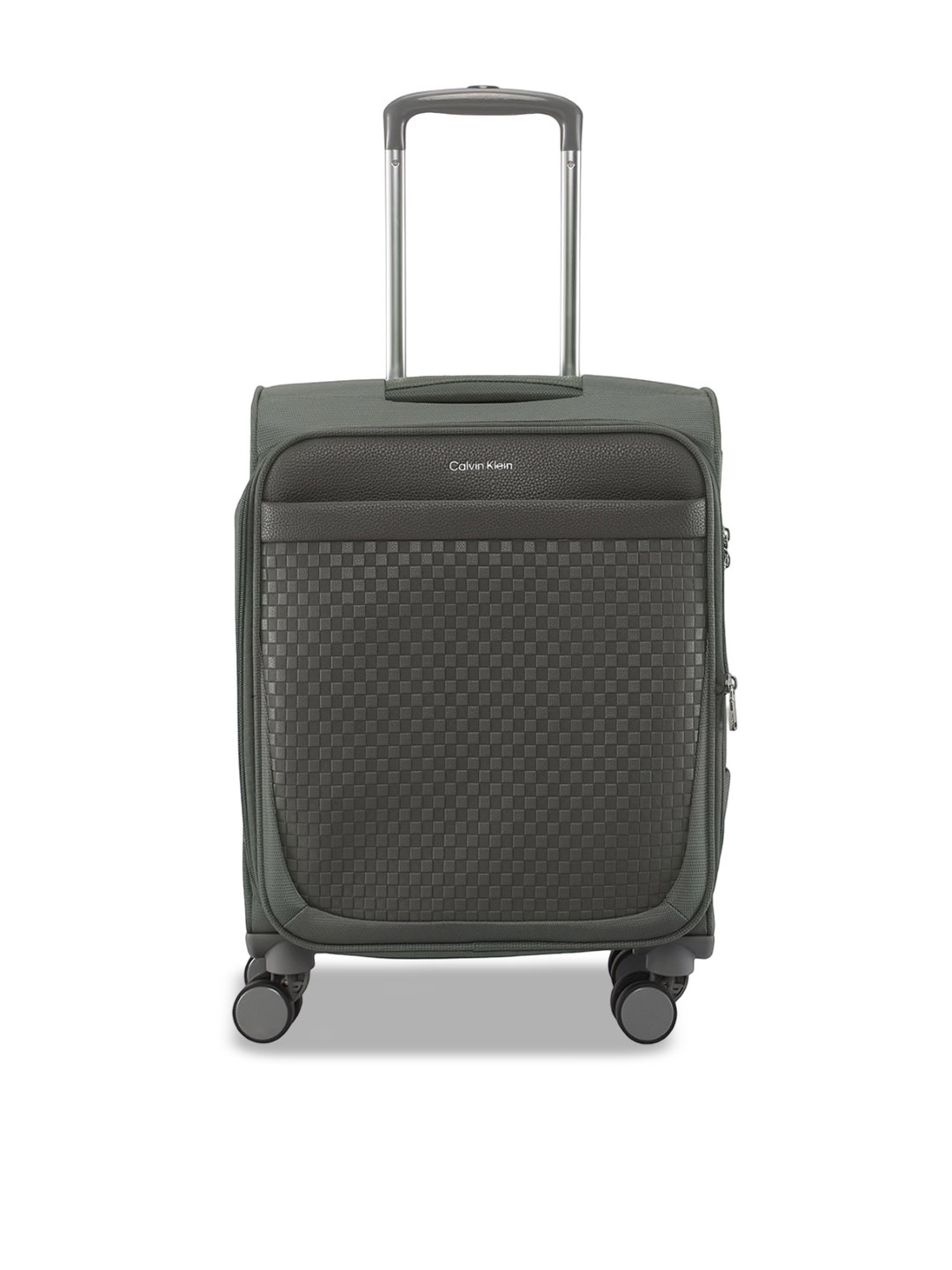 

Calvin Klein CHECK-IN Range Charcoal 20" Cabin Soft Trolley Bag