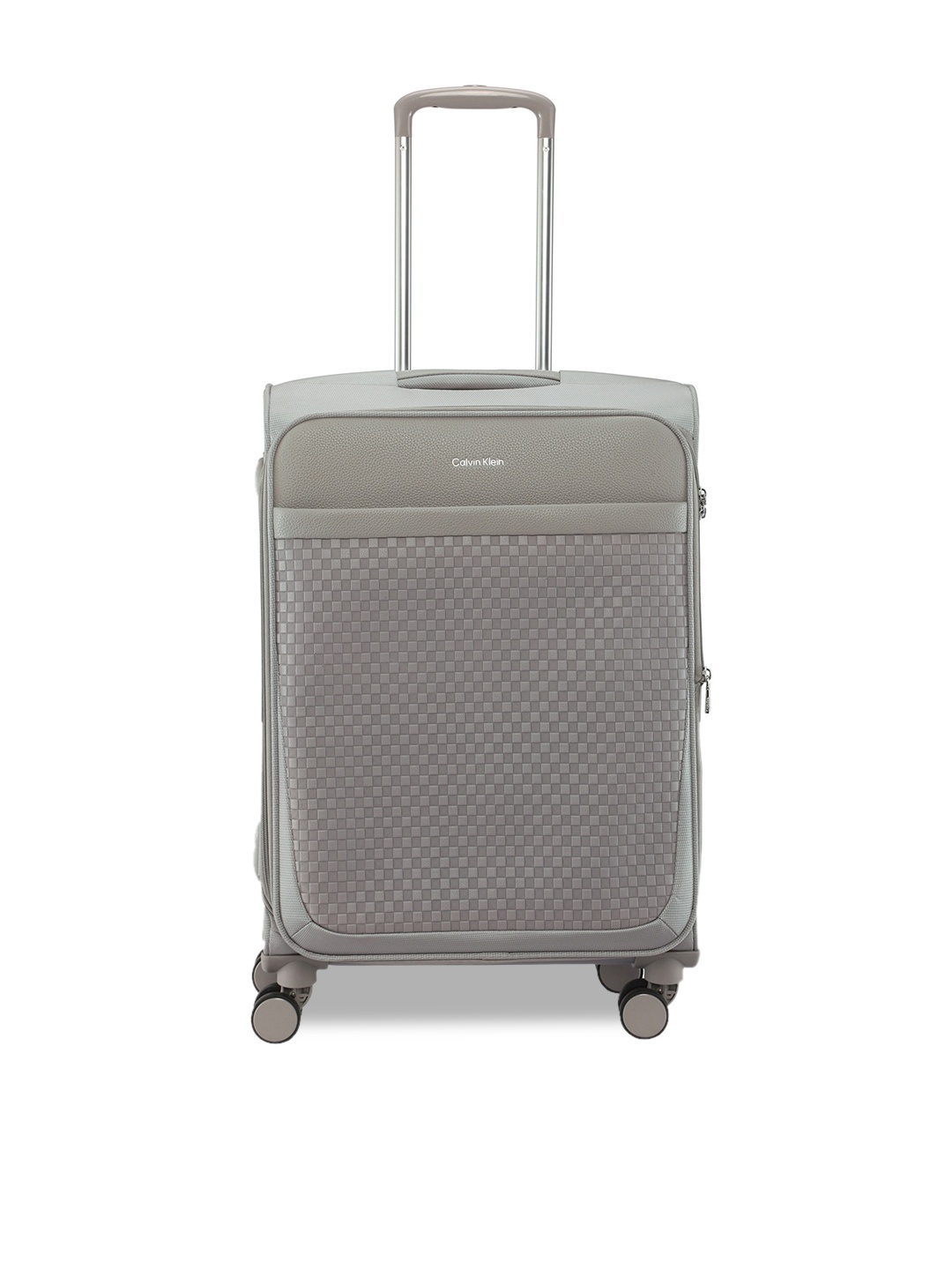 

Calvin Klein CHECKI- IN Range Stone Soft 24" Medium Luggage, Grey