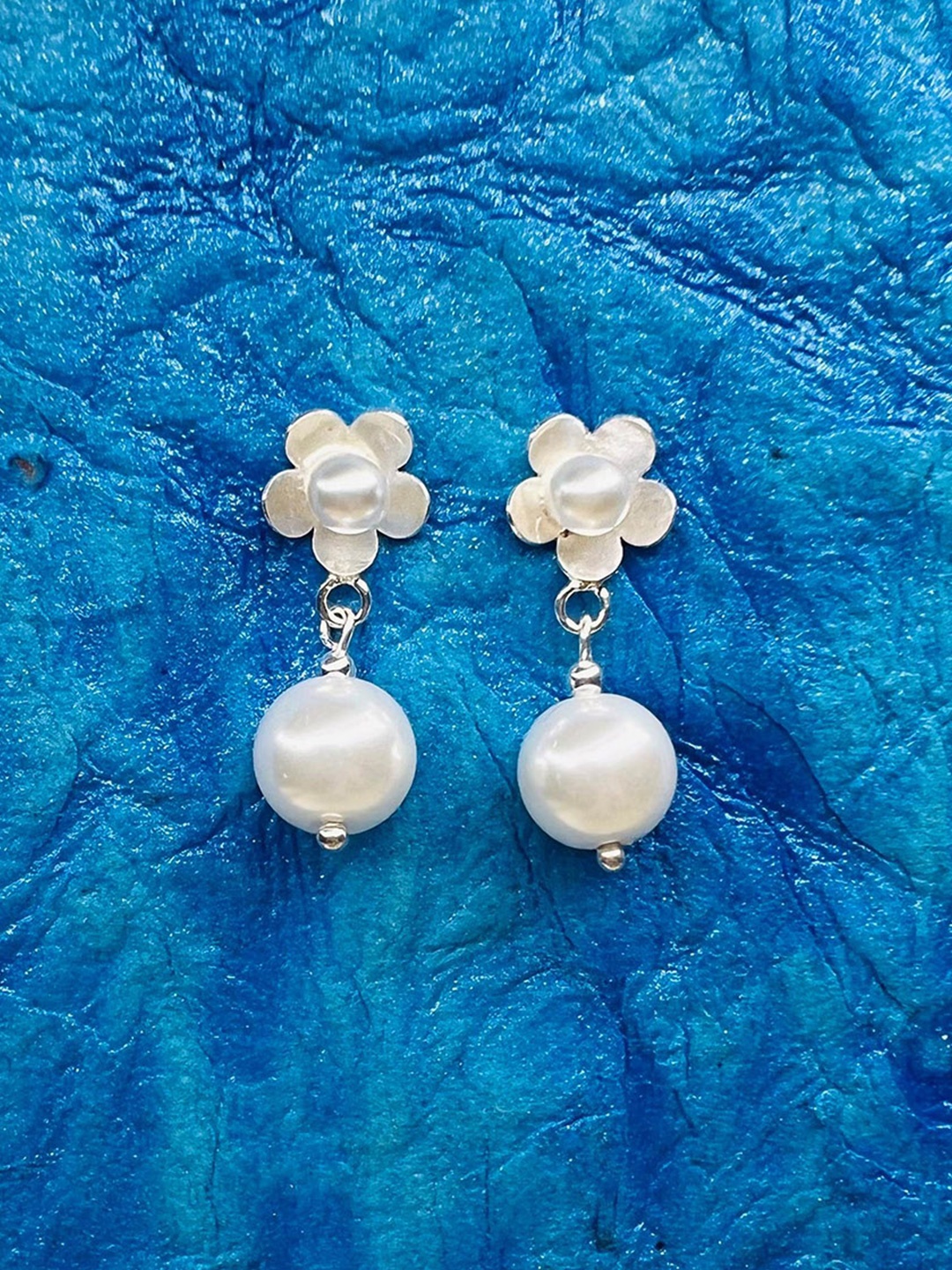 

Arte Jewels 925 Sterling Silver Beaded Drop Earrings