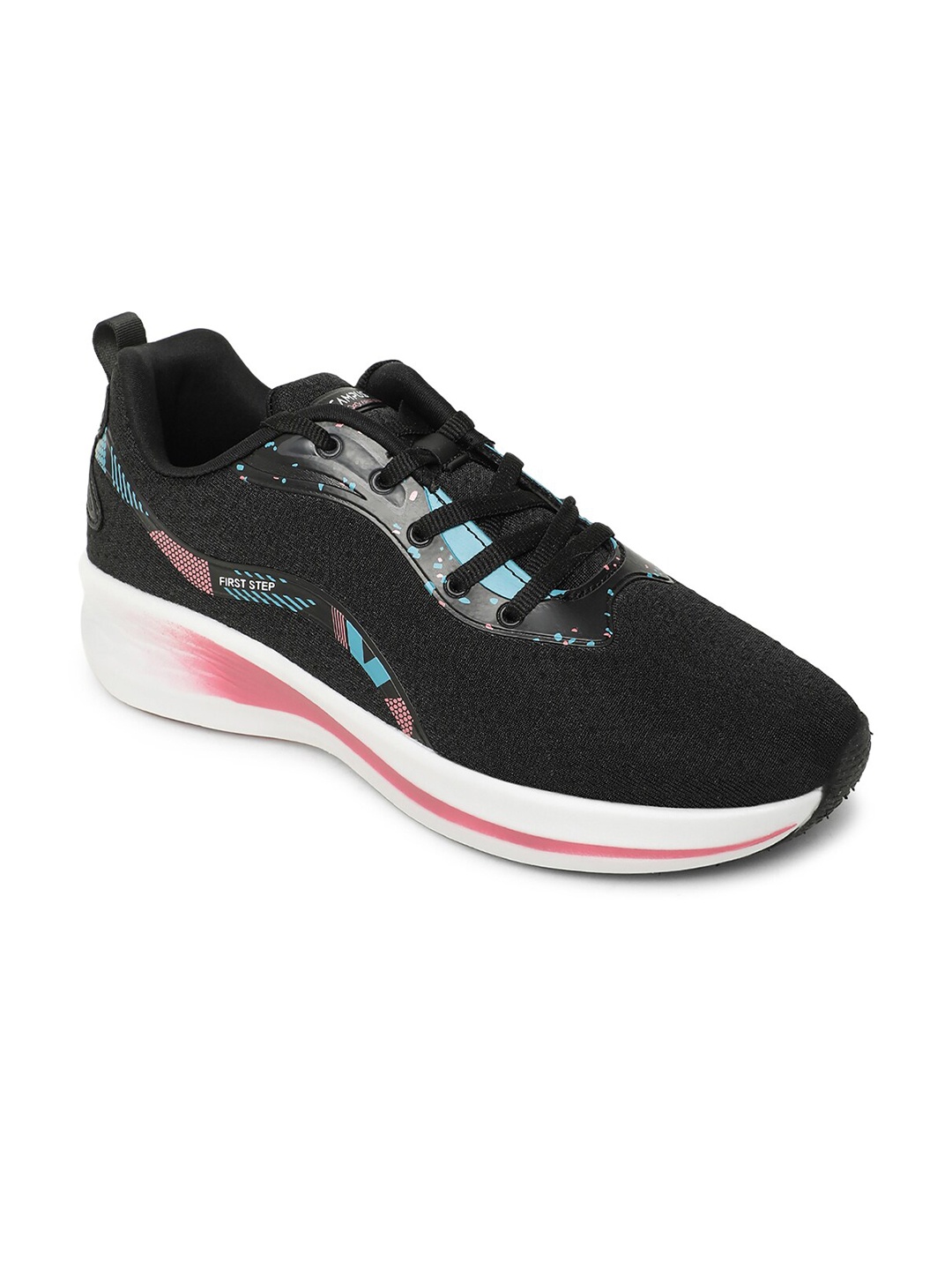 

Campus Women Running Shoes, Black