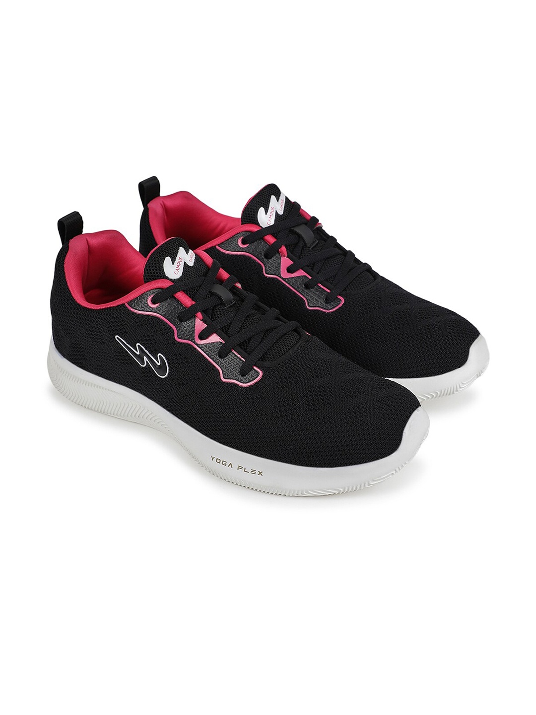 

Campus Women Mesh Running Shoes, Black