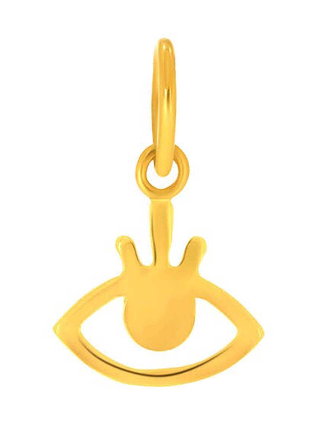 

SENCO Girls 22KT Gold Eye of Wonder Pendant-0.7 gm