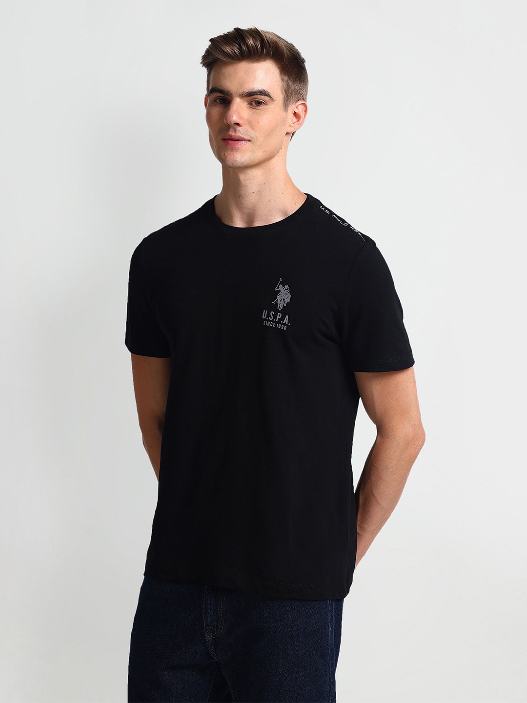 

U.S. Polo Assn. Denim Co.Slim Fit T-shirt, Black