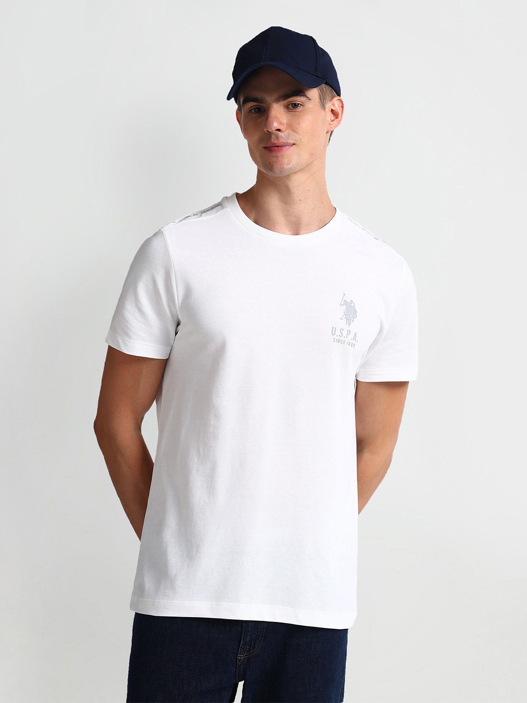 

U.S. Polo Assn. Denim Co. Slim Fit T-shirt, White