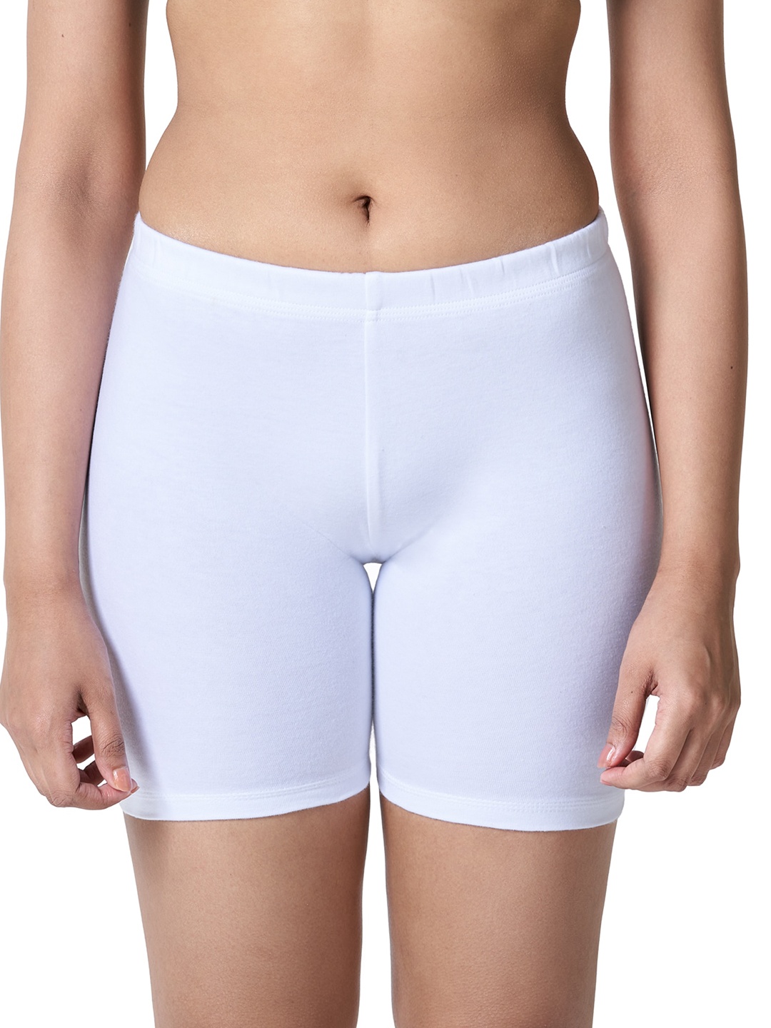 

BLOSSOM Women Cotton Stretch Under Uniform Regular Briefs, White