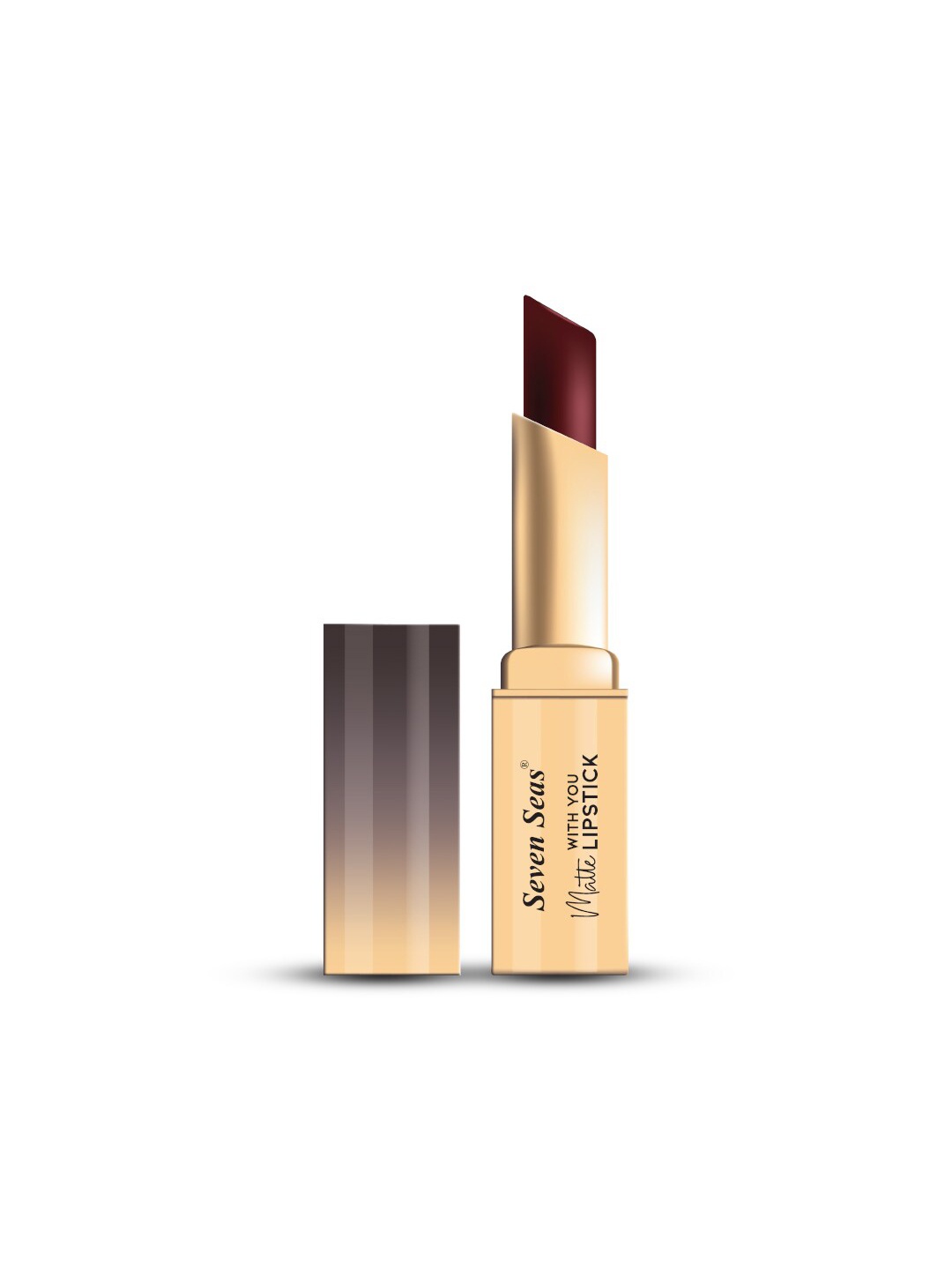 

Seven Seas Matte With You Long Lasting Lipstick - 2.5g - Maroon 613, Na