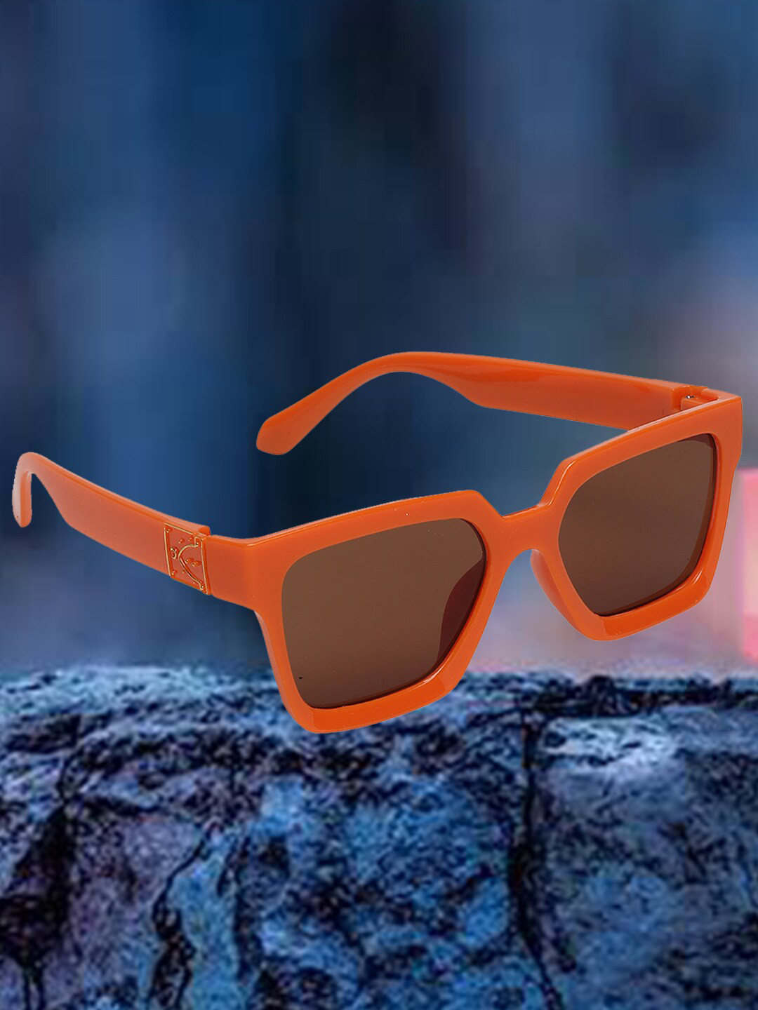 

FROGGY Kids Rectangle Sunglasses with UV Protected Lens FG24-WAL-06-, Brown