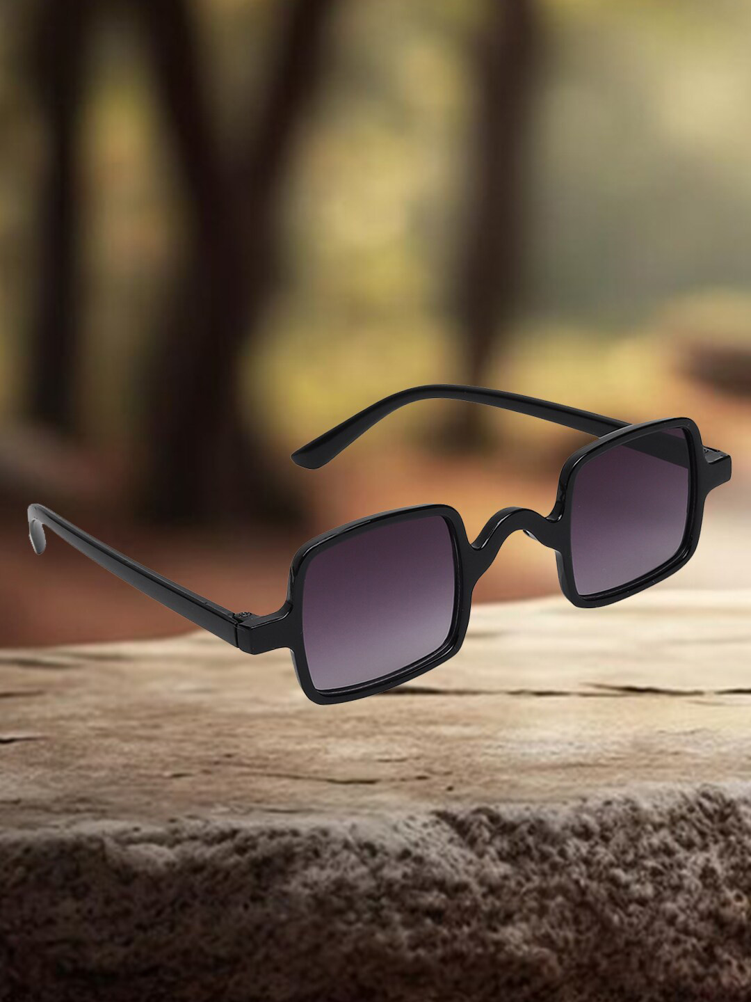

FROGGY Unisex Kids Square Sunglasses with UV Protected Lens FG24-FAREW-01, Black