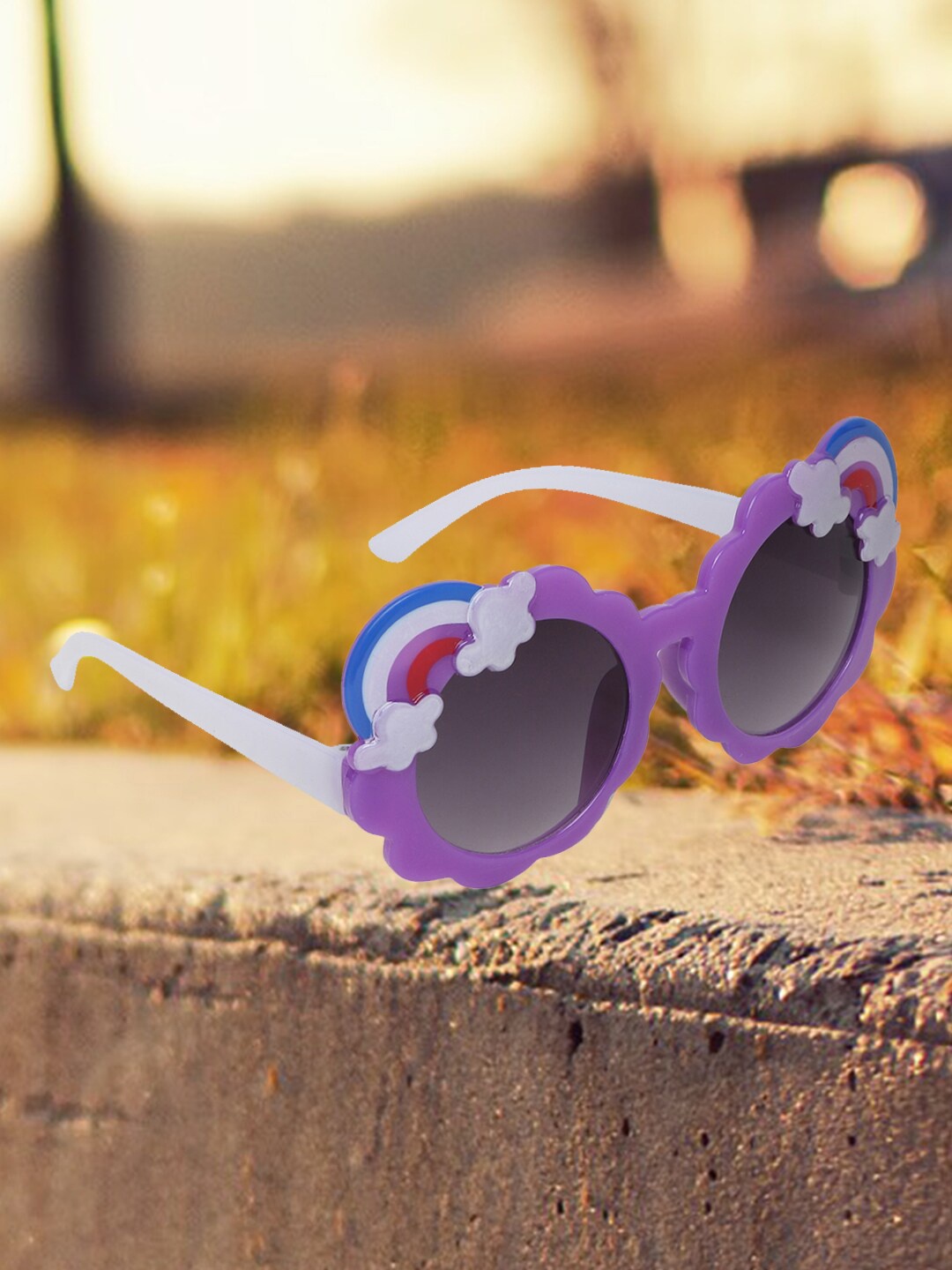 

FROGGY Kids Round Sunglasses with UV Protected Lens FG24-3009-03, Grey