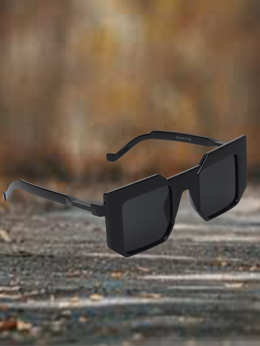 

FROGGY Kids Square Sunglasses with UV Protected Lens, Black