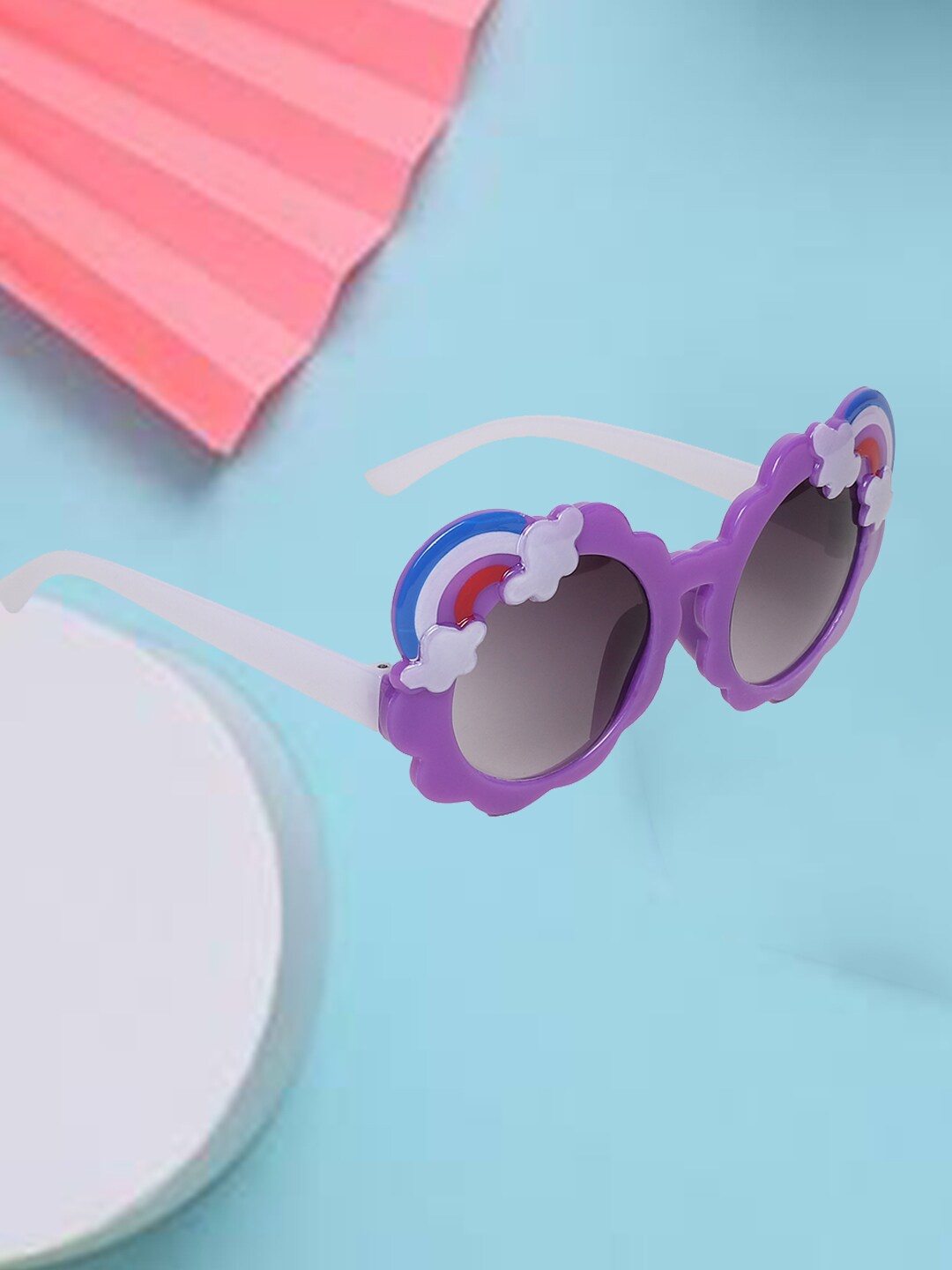 

FROGGY Kids Round Sunglasses FG24-3009-PR, Grey