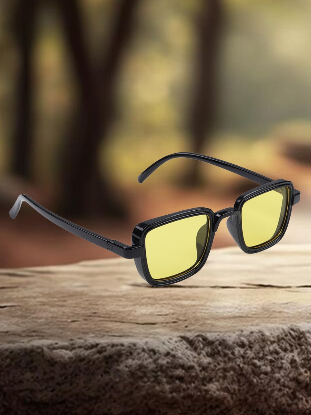 

FROGGY Kids Wayfarer Sunglasses with UV Protected Lens FG24, Yellow
