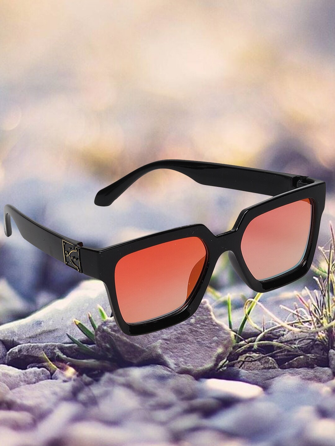 

FROGGY Kids Rectangle Sunglasses With UV Protected Lens FG24-WAL-09, Red