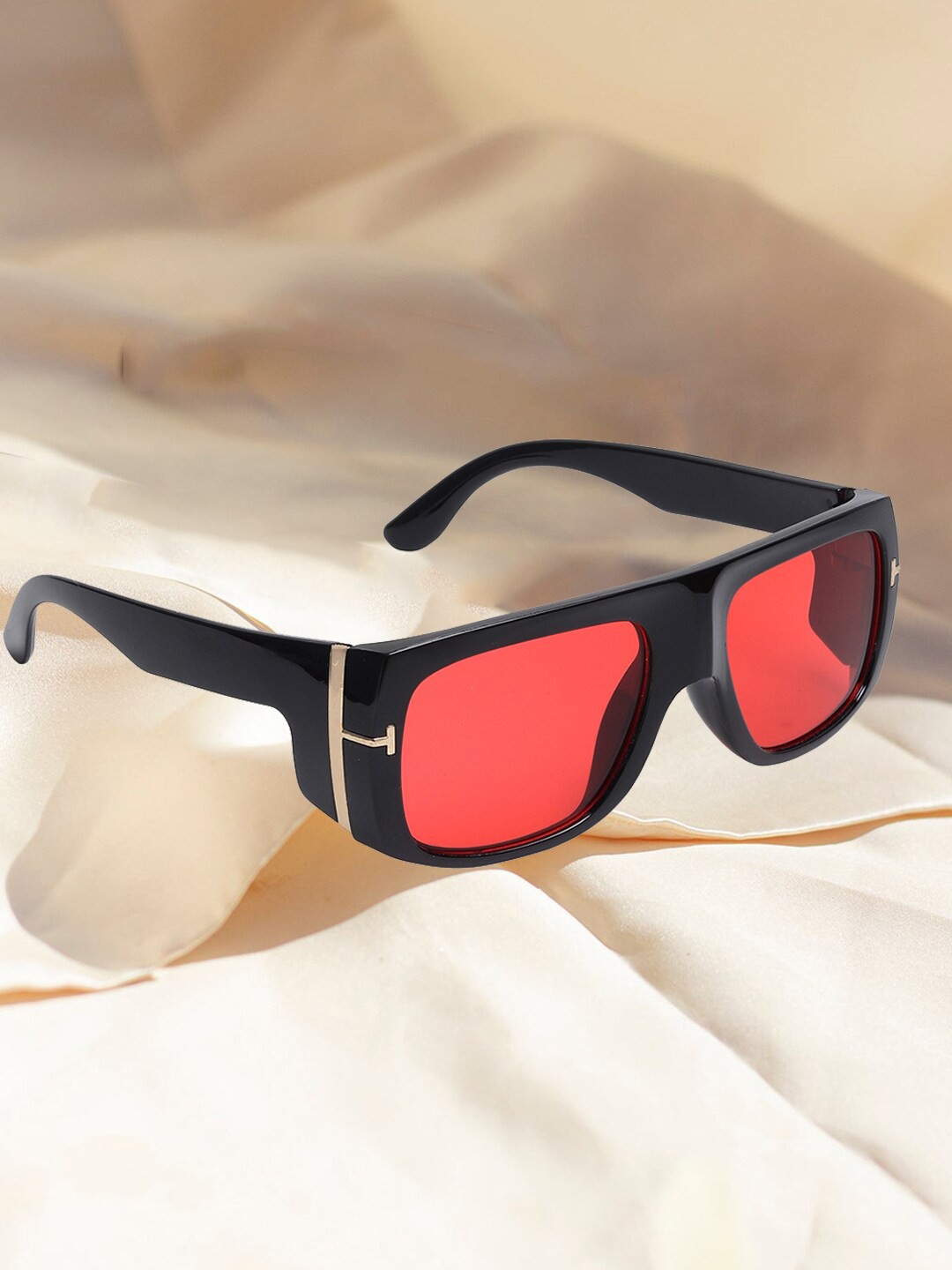 

FROGGY Kids Square Sunglasses with UV Protected Lens FG24-1918-04, Red