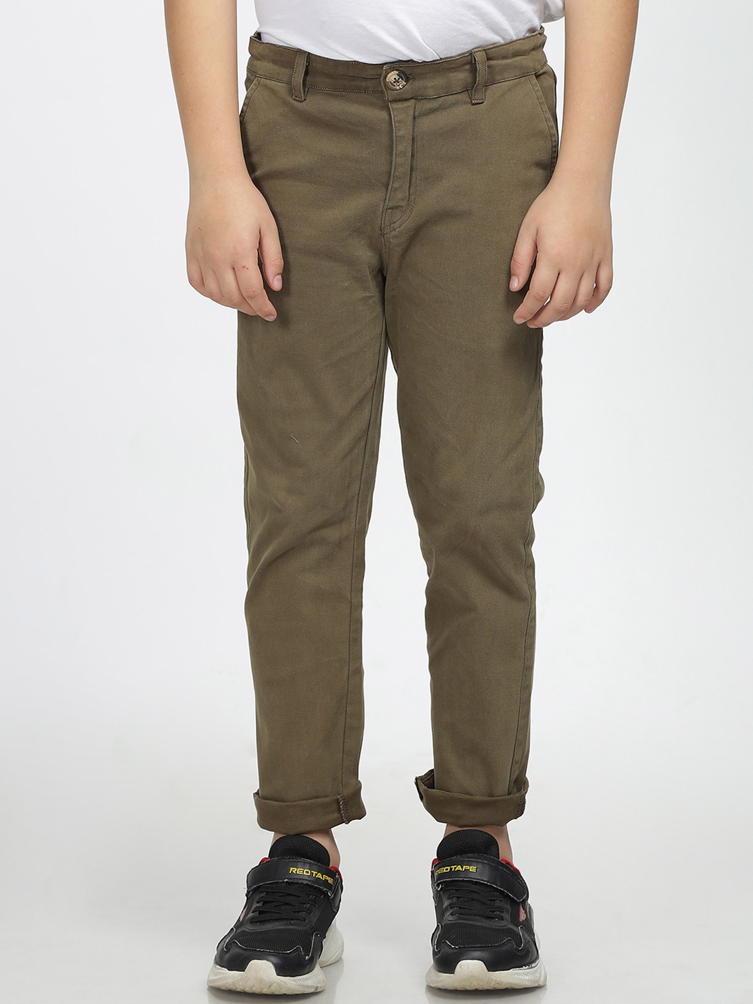 

AI-Never Grow Up Boys Trousers, Olive