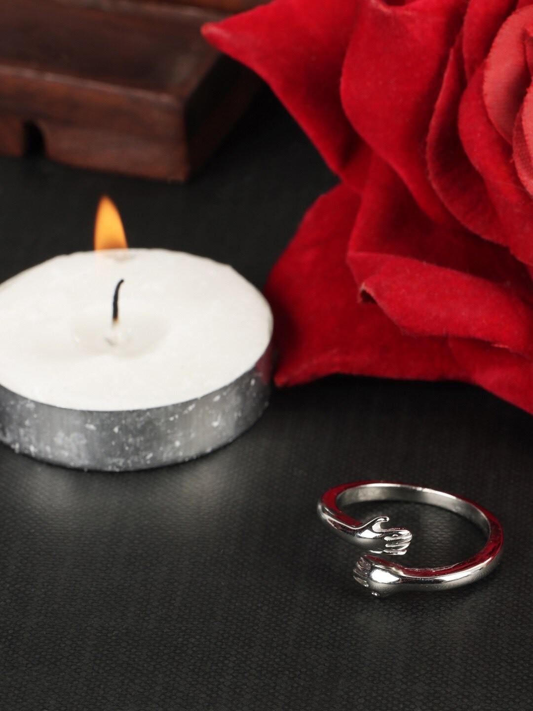 

Silver Chest 925 Pure Silver-Plated Finger Ring