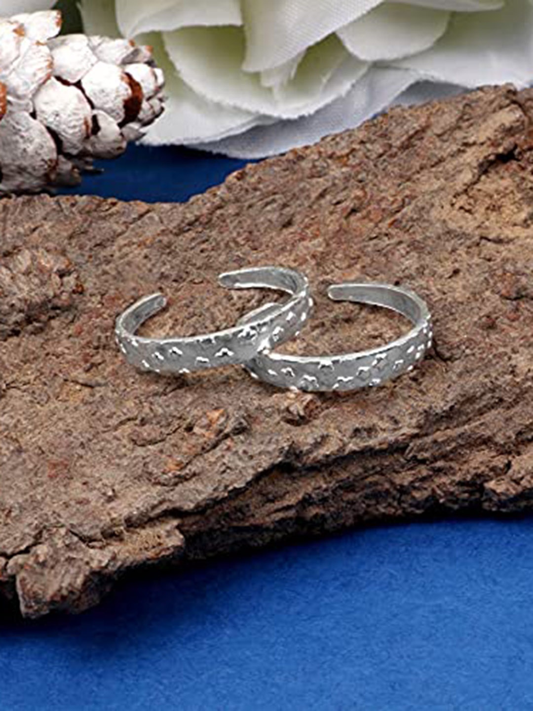 

Silver Chest Set of 2 925 Pure Sterling Silver Toe Rings