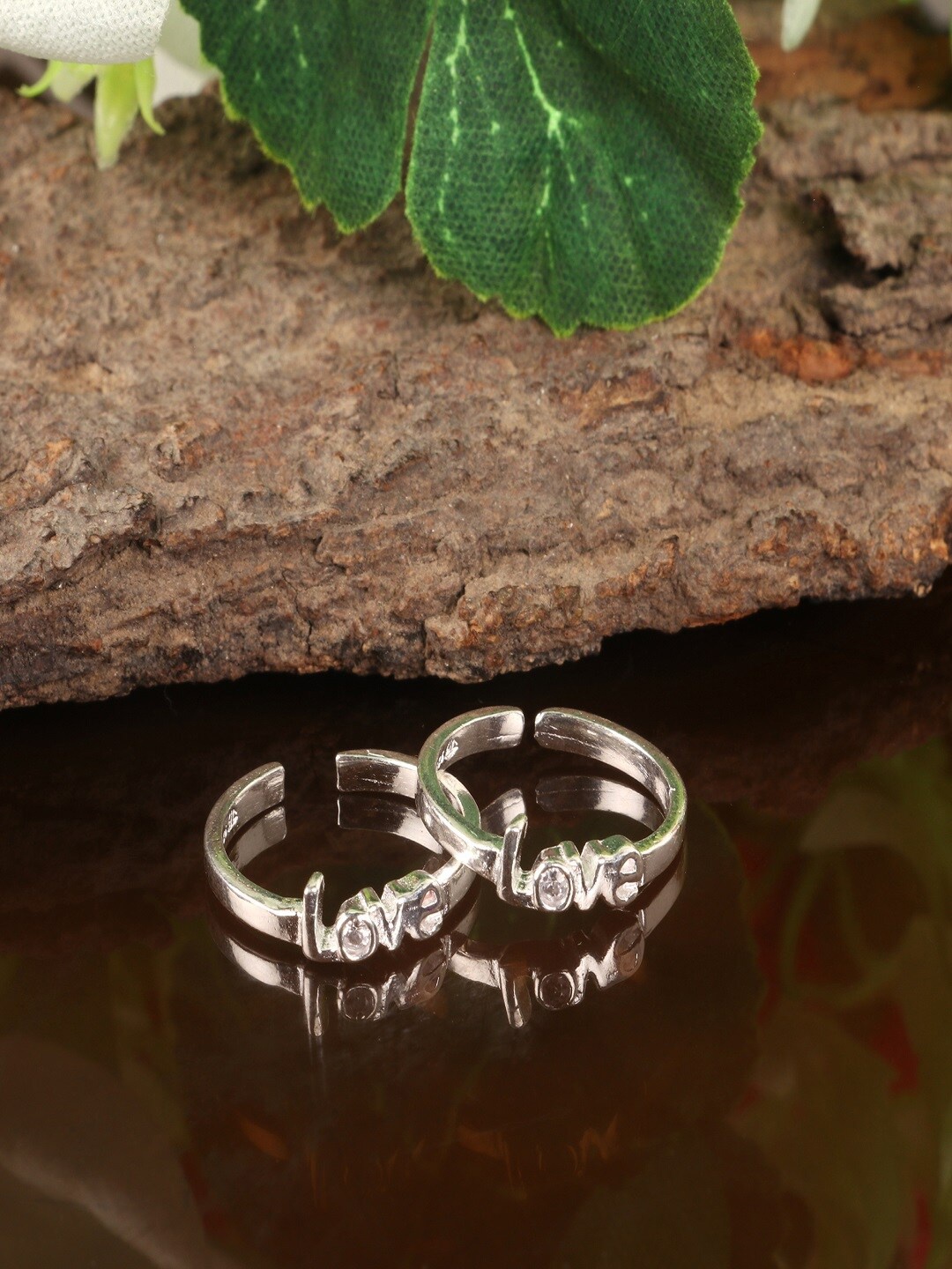 

Silver Chest Set of 2 925 Pure Sterling Silver Toe Rings