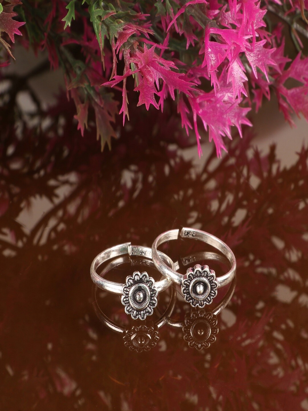 

Silver Chest Set of 2 925 Pure Sterling Silver-Plated Toe Rings