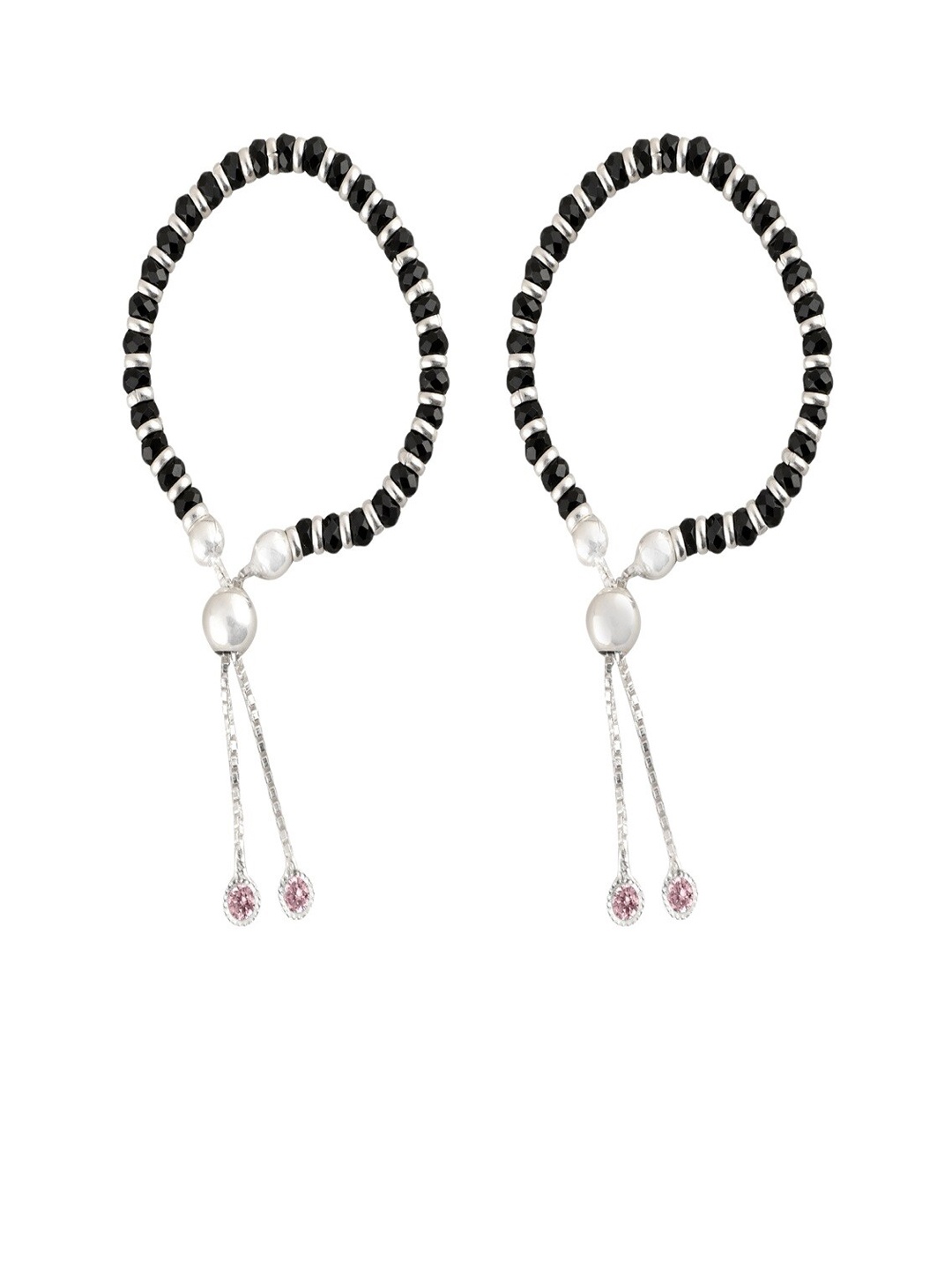 

Silver Chest Kids Set Of 2 925 Pure Sterling Silver-Plated Bracelet