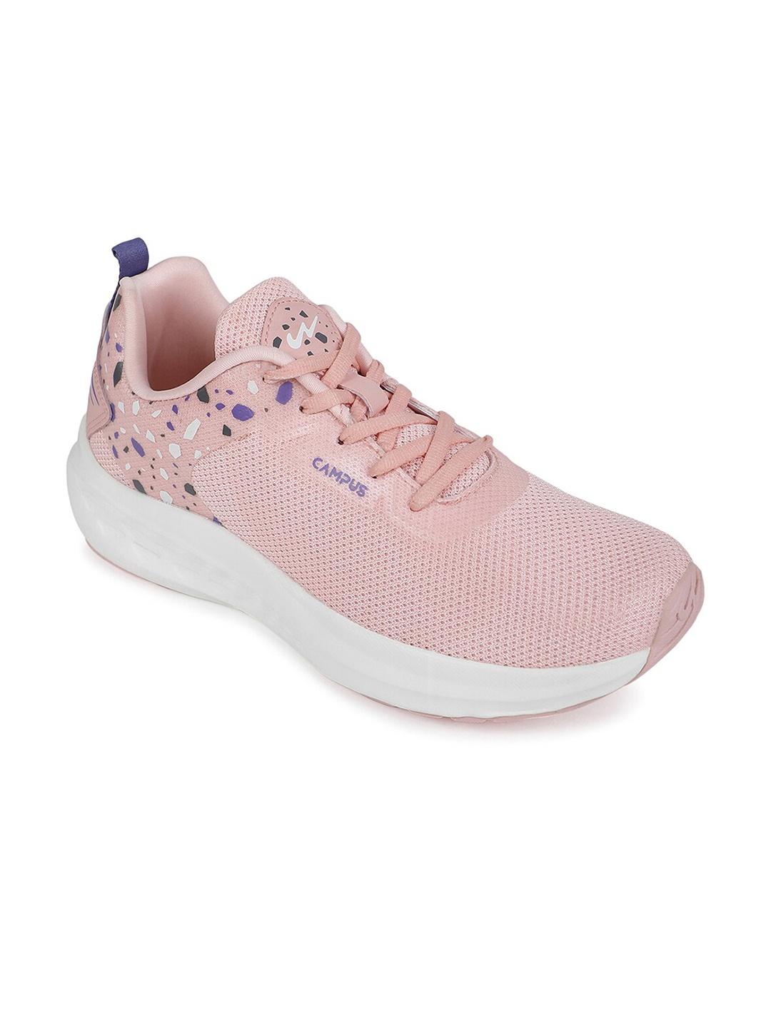 

Campus Women Mesh Running Shoes, Peach