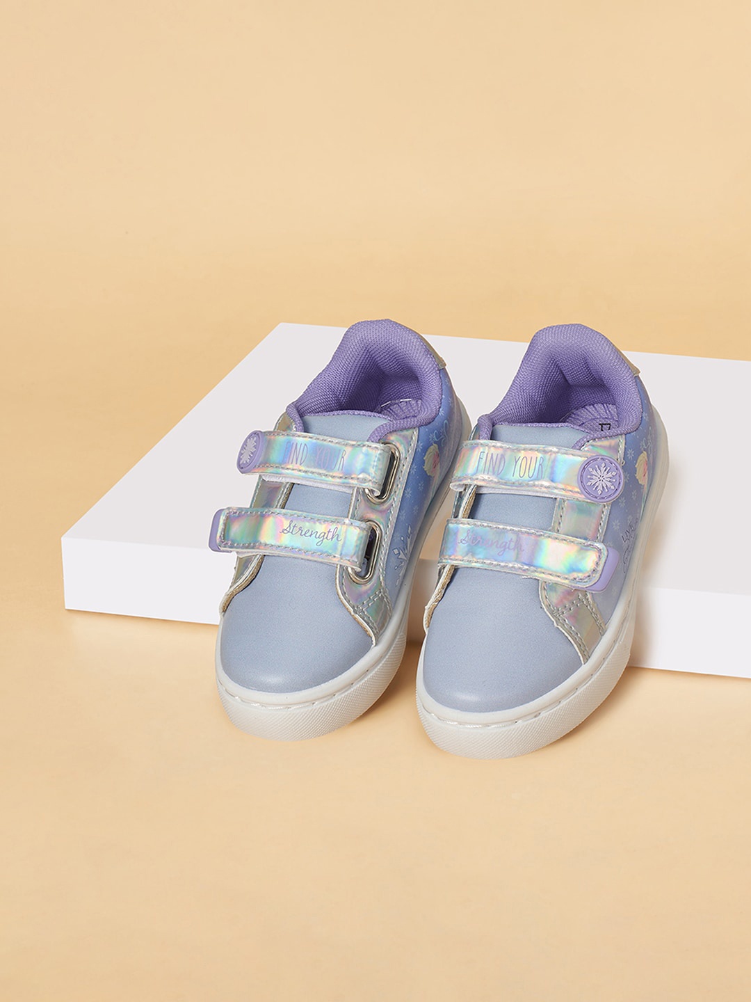 

Pantaloons Junior Girls Printed Slip-On Sneakers, Lavender