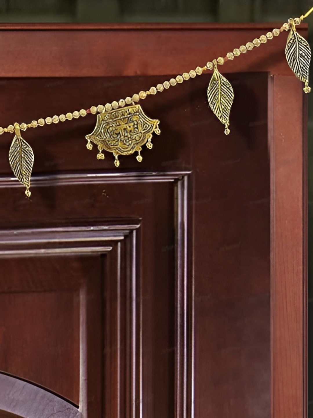 

Divyakosh Metal Toran Festive Decor, Gold