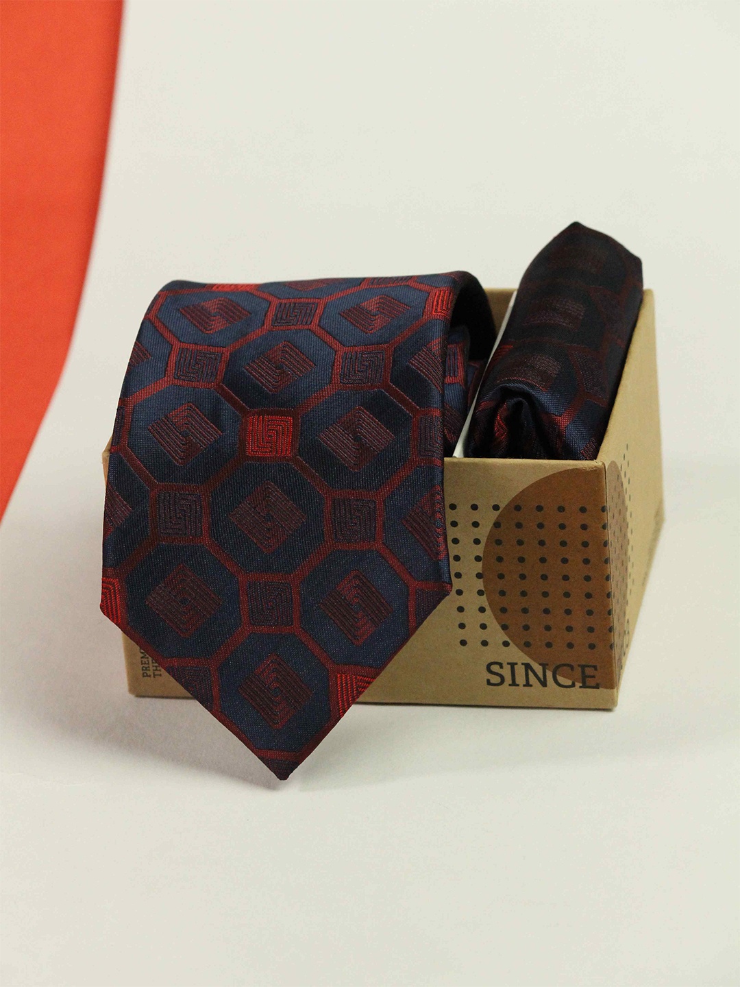 

Tossido Men Necktie & Pocket Square Accessory Gift Set, Blue