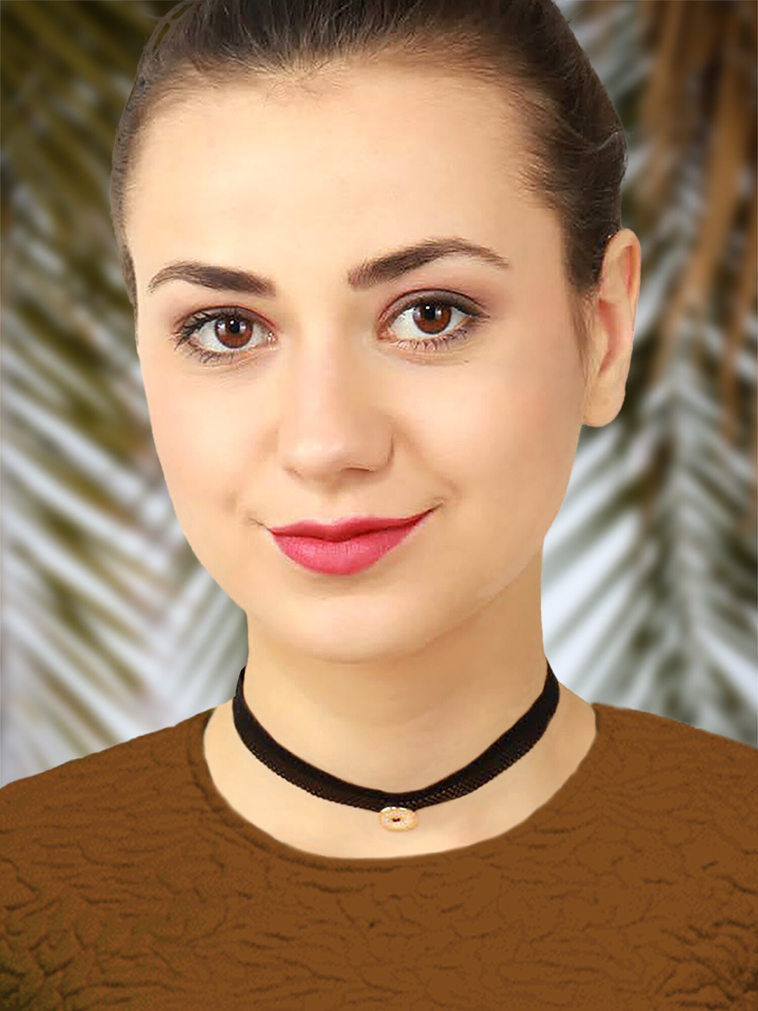 

Adwitiya Collection Artificial Stones and Beads Necklace, Gold