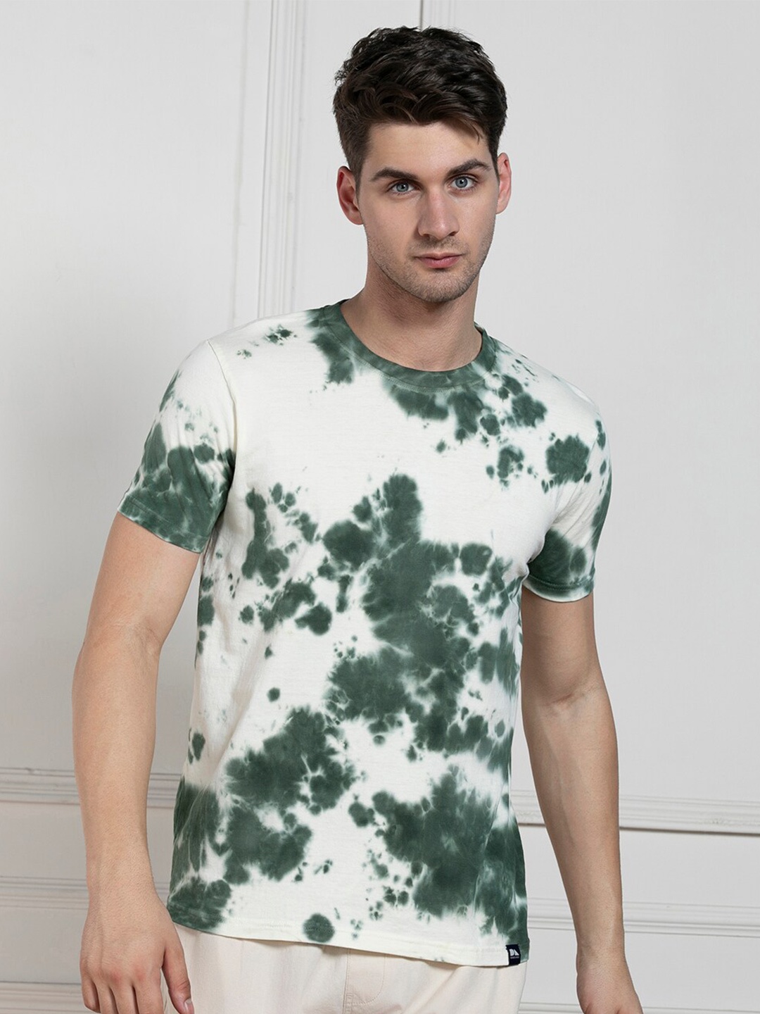 

Dennis Lingo Tie & Dyed Cotton T-shirt, White