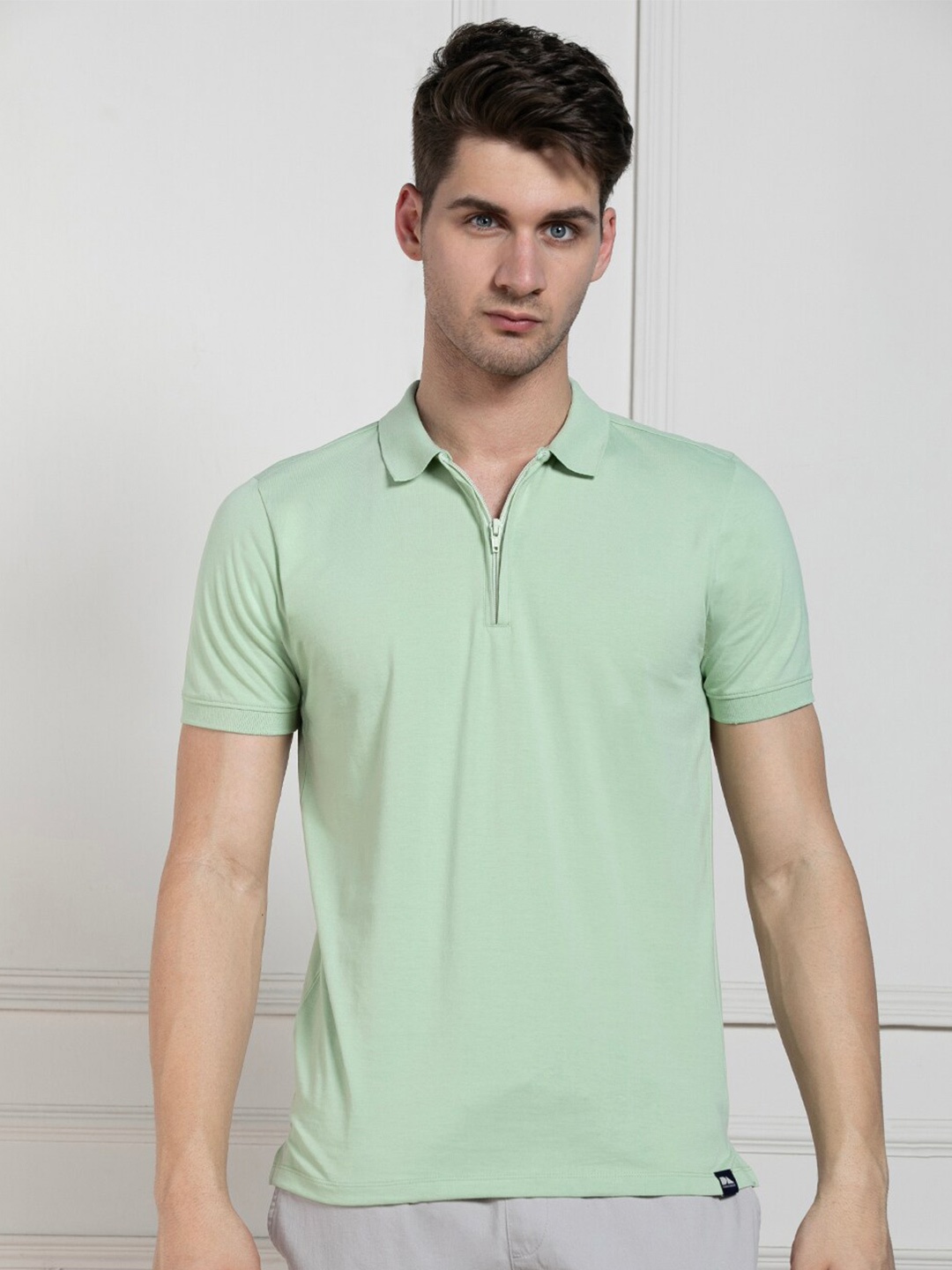 

Dennis Lingo Polo Collar T-shirt, Green