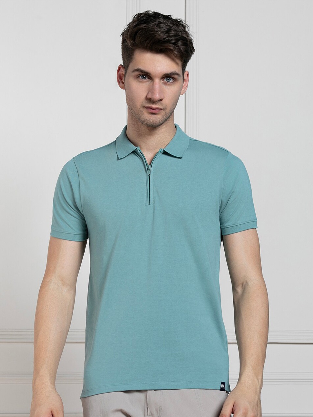 

Dennis Lingo Polo Collar T-shirt, Blue