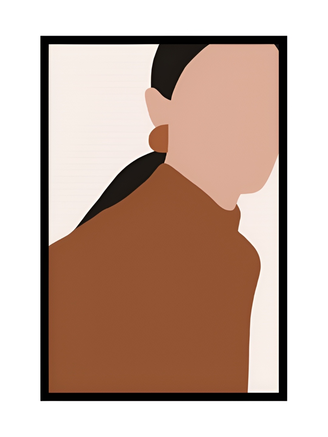 

AbhiKalpya Art Studio-Get a vibe Beige & Brown Wooden Wall Painting