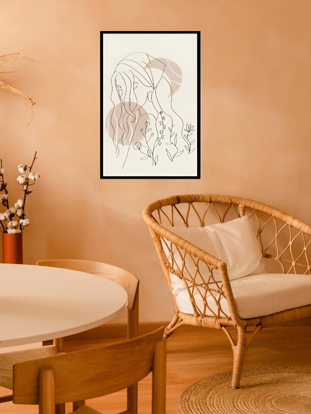 

AbhiKalpya Art Studio-Get a vibe White & Black Wooden Wall Painting