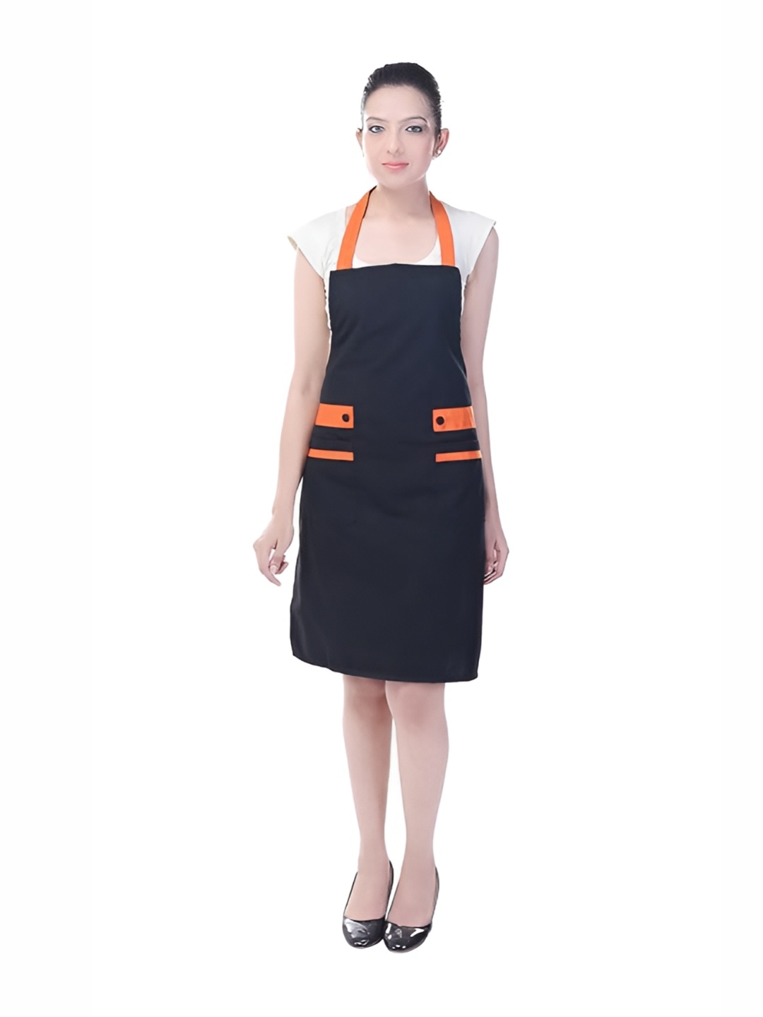 

SWITCHON Orange Coloured & Black Water Resistance Apron