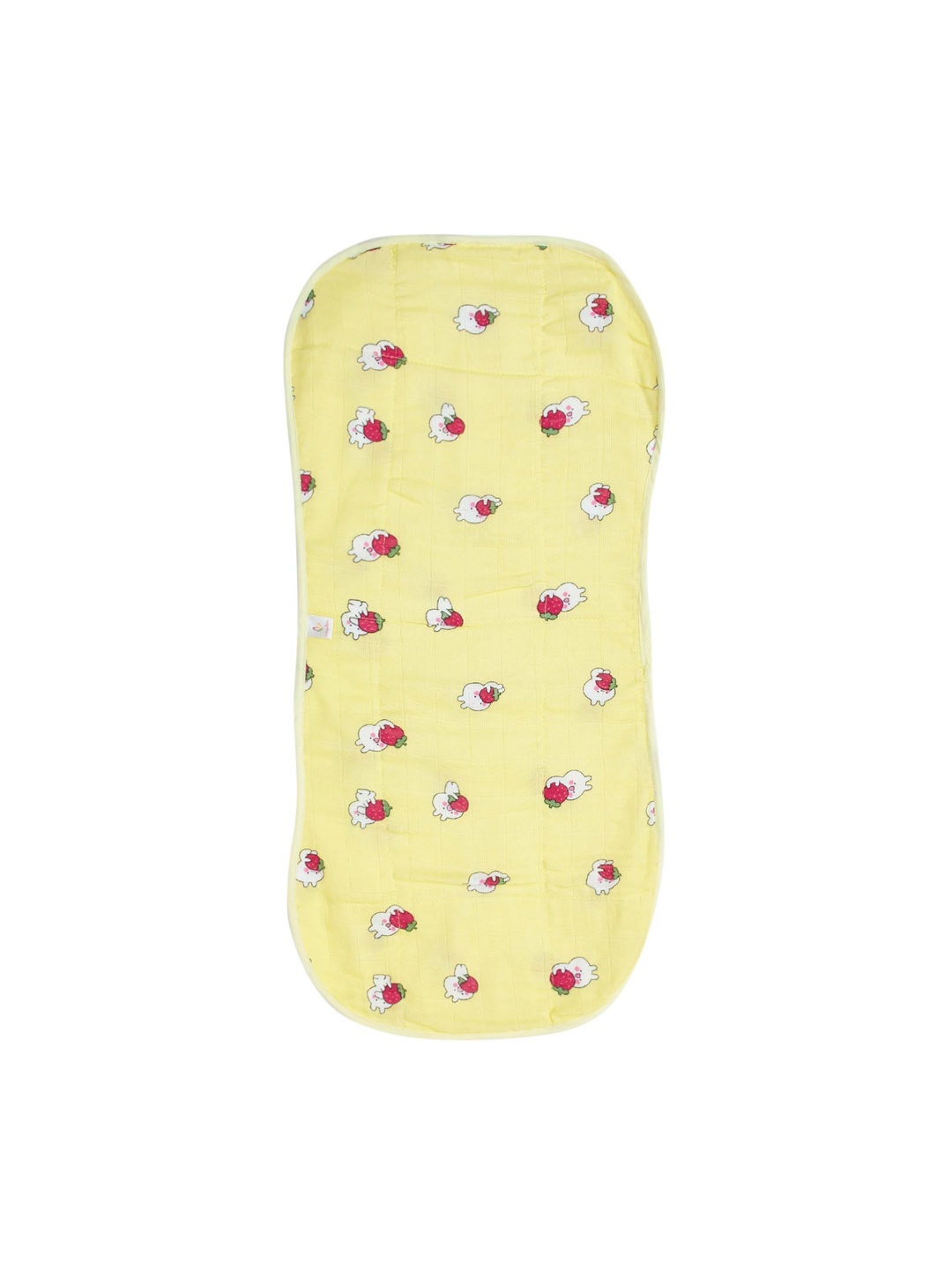 

Babywish Infants Printed Muslin Cotton Feeding Bibs, Yellow
