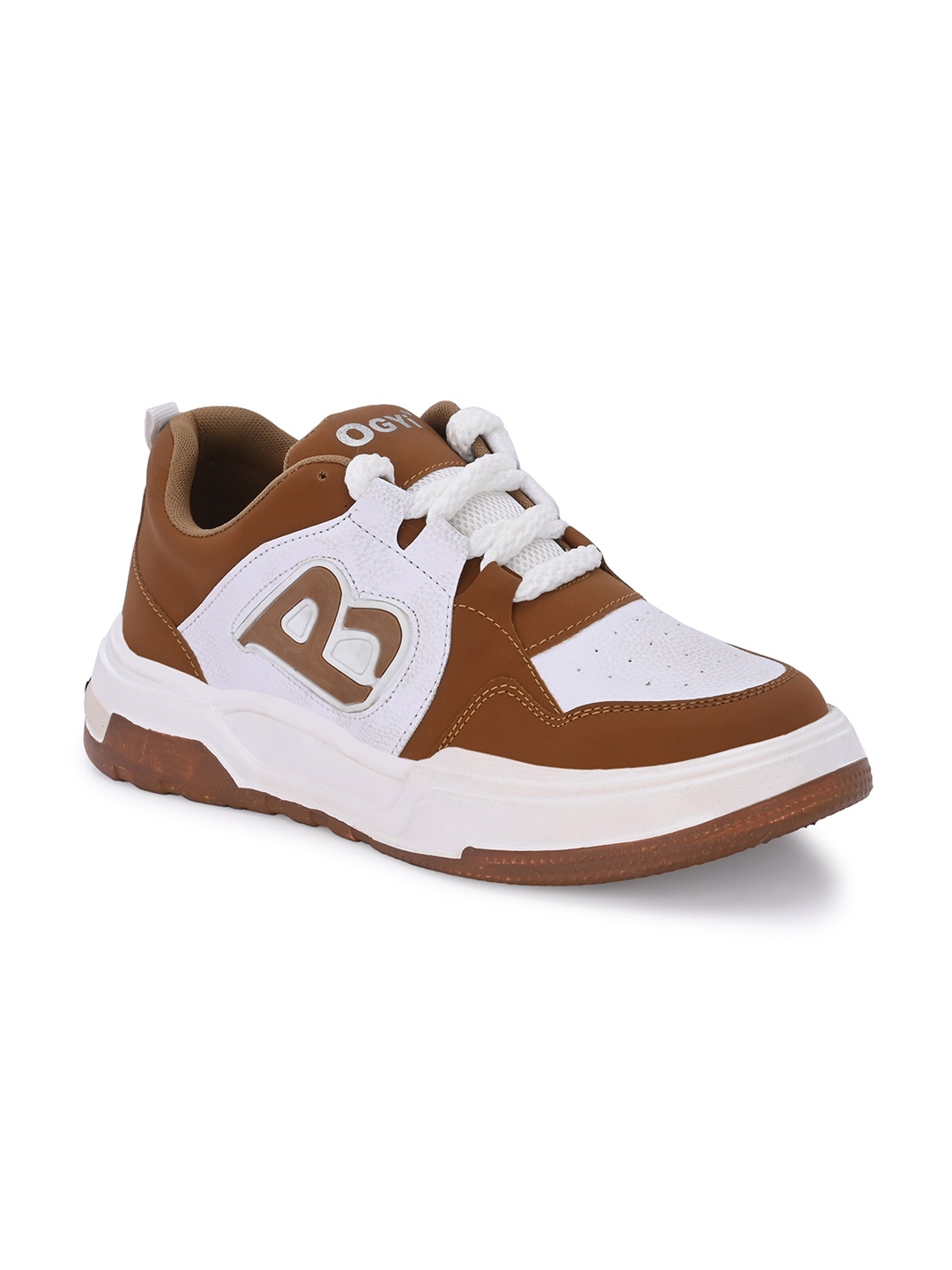 

ARIVO Men Colourblocked Sneakers, Tan