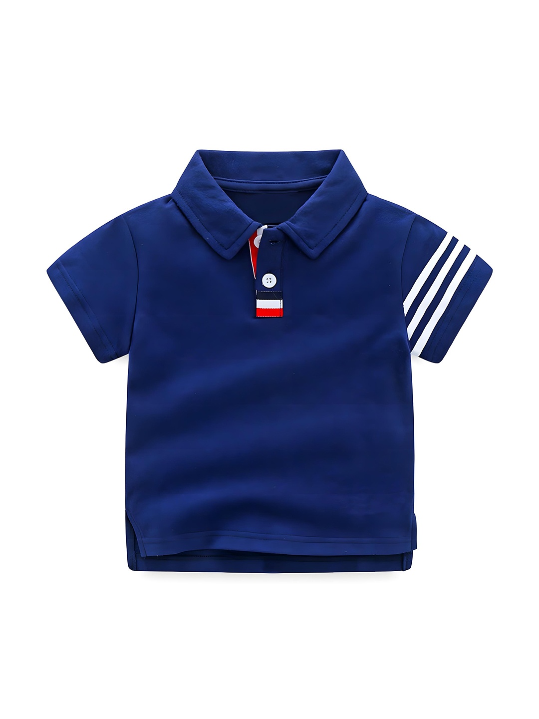 

BAESD Kids Polo Collar Cotton T-shirt, Blue