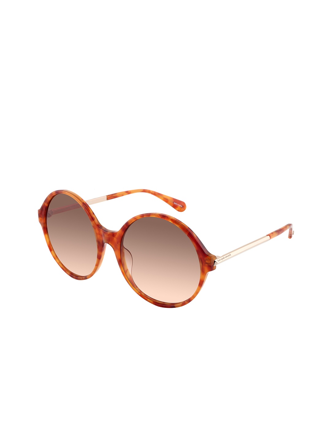 

Kate Spade Women Round Sunglasses With UV Protected Lens 203167C9B58HA, Brown