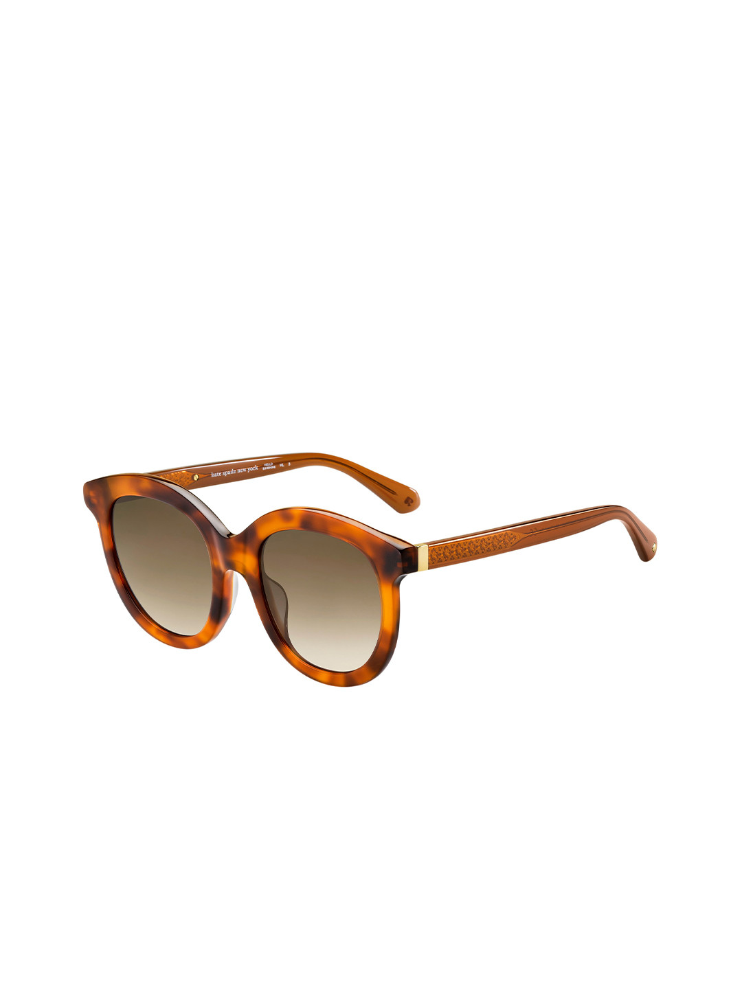 

Kate Spade Women Round Sunglasses With UV Protected Lens 20316809Q53HA, Brown