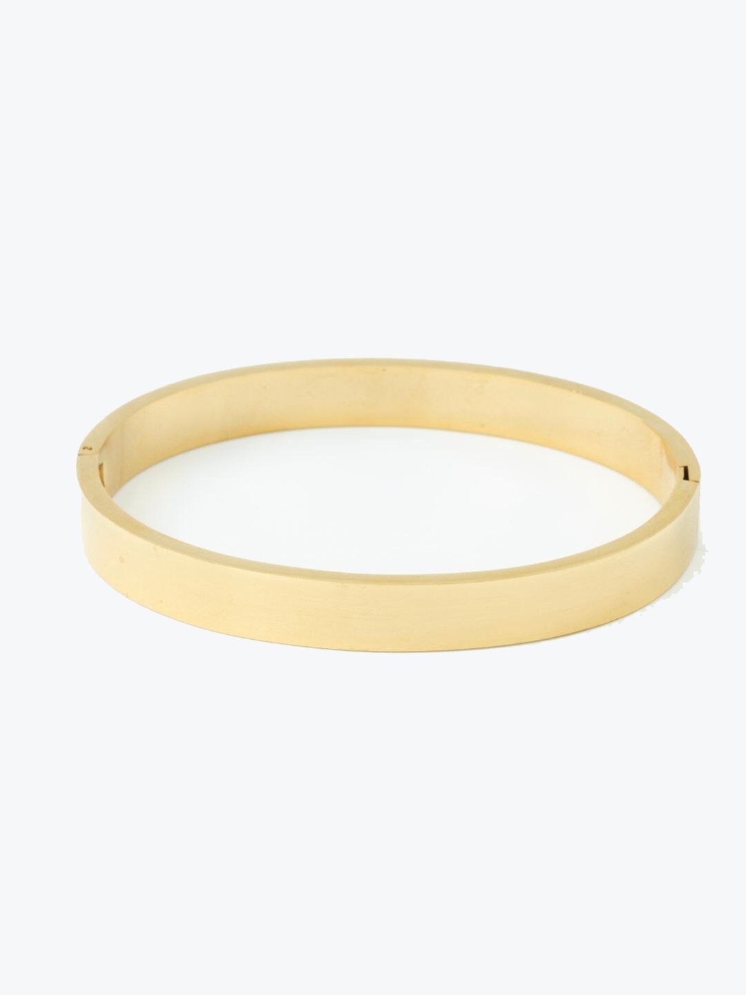 

Damn Good Men Gold-Plated Stainless Steel Kada Bracelet