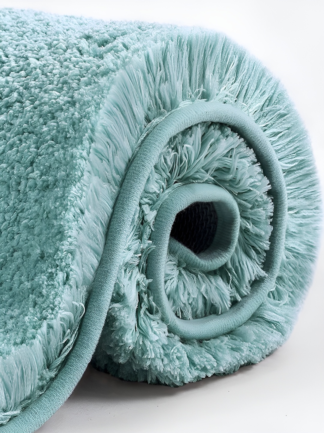 

HOKIPO Turquoise Green Water Absorbing 2000 GSM Bath Rug, Turquoise blue