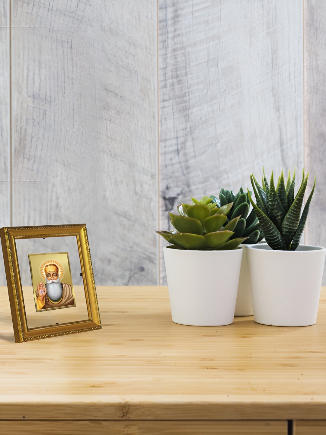 

DIVINITI Gold-Toned Religious Glass Wall Photo Frames