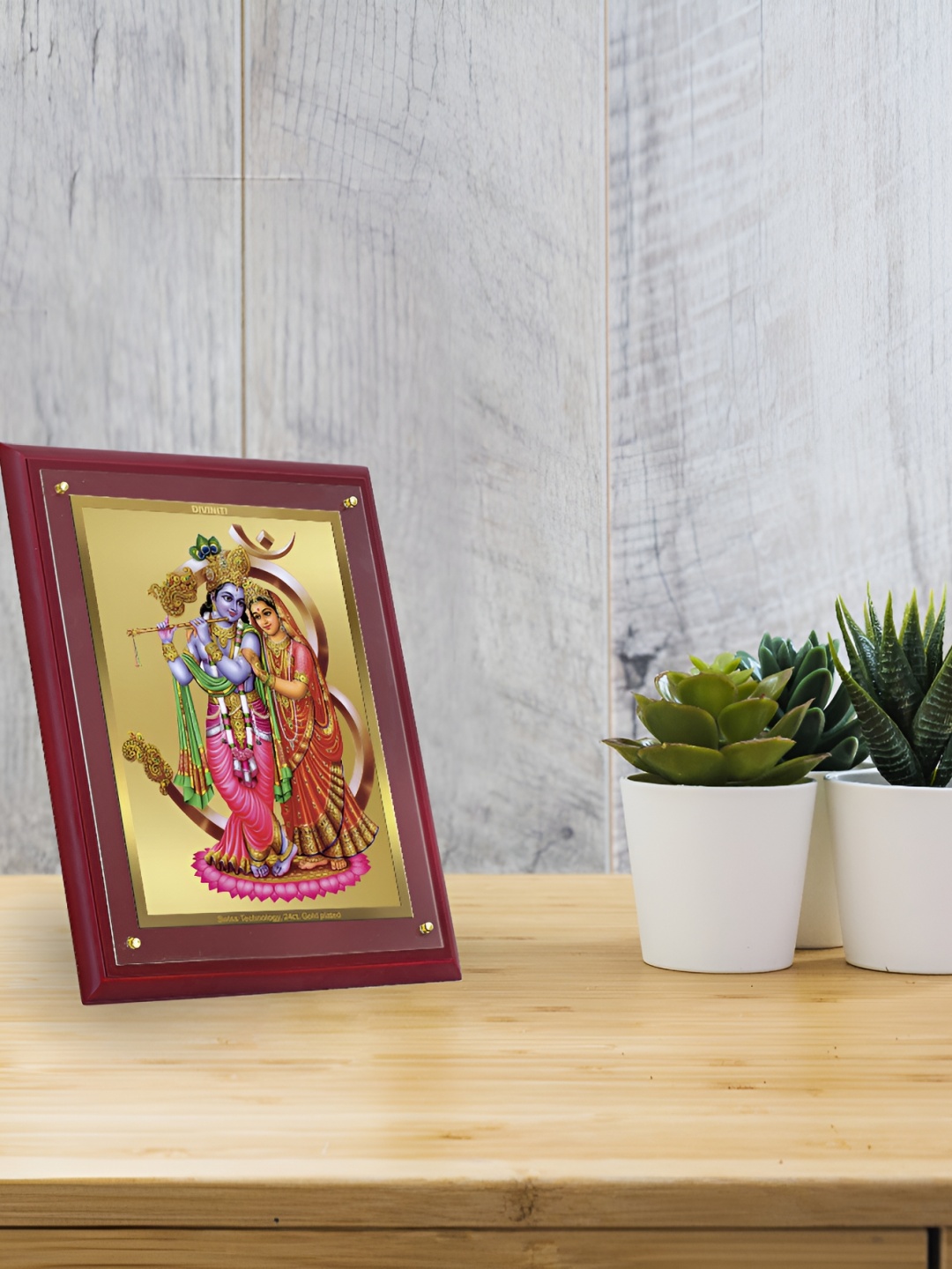 

DIVINITI Brown Wooden Wall Photo Frames