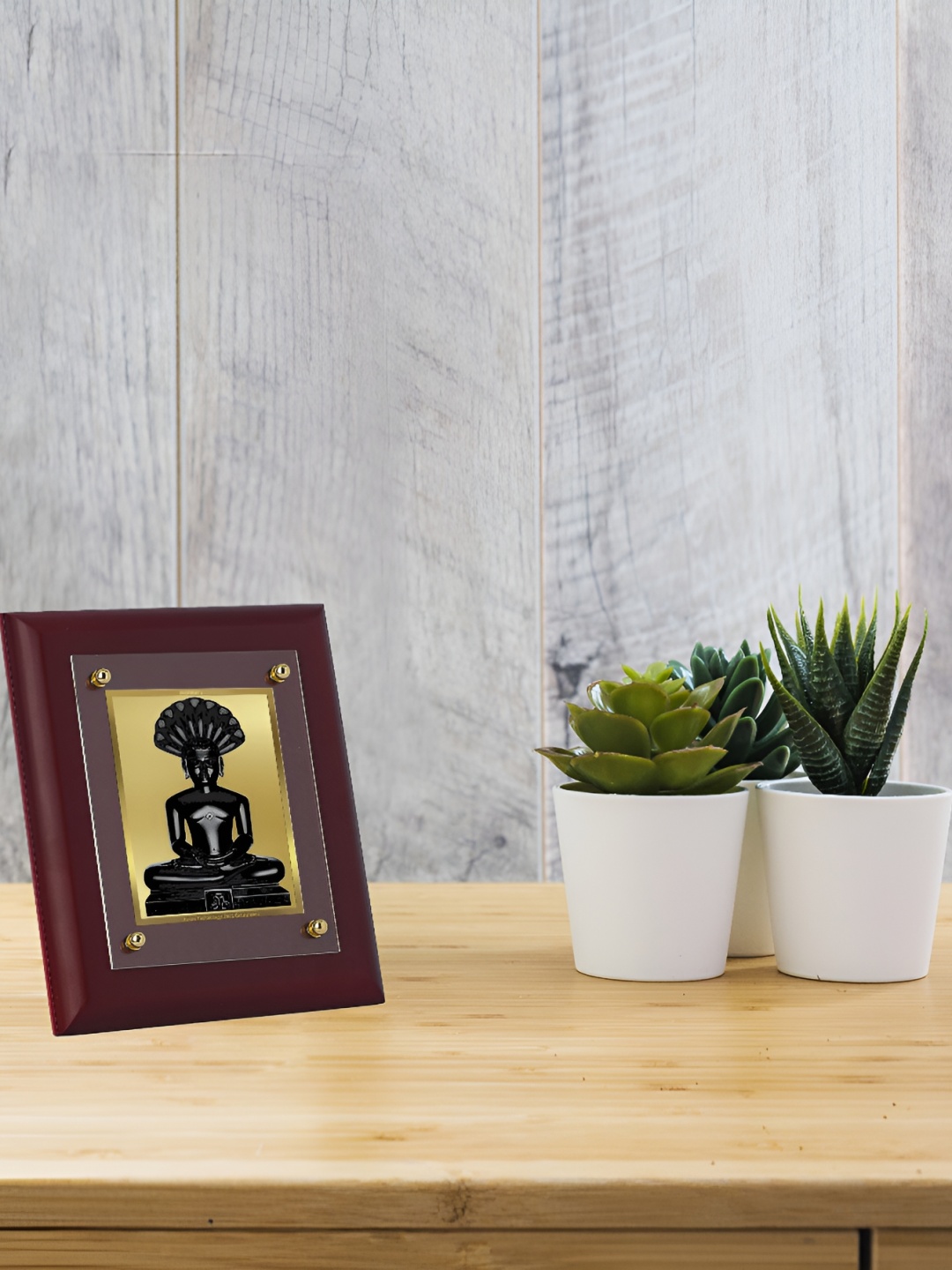 

DIVINITI Brown Wooden Wall Photo Frame