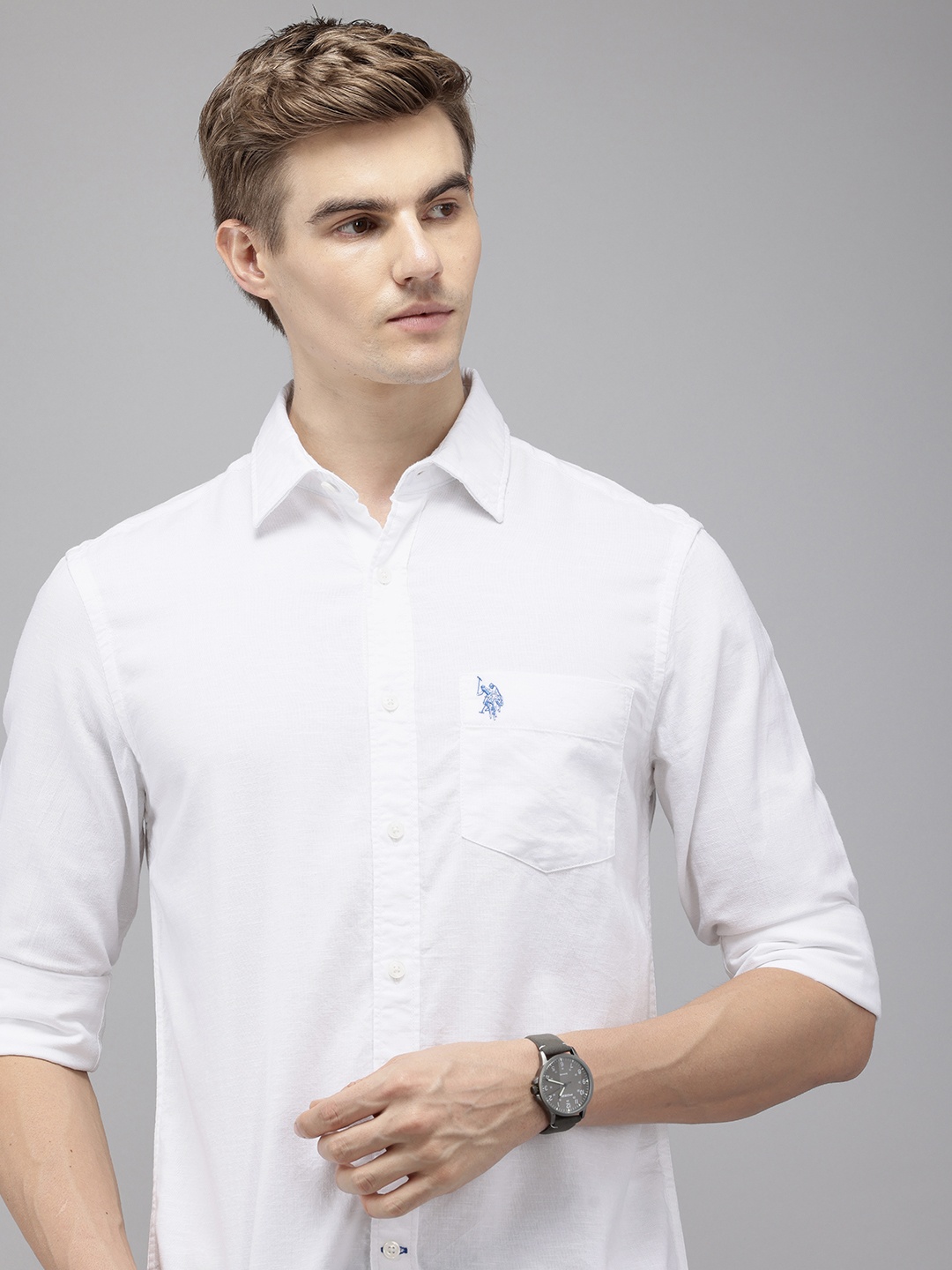 

U.S. Polo Assn. Tailored Fit Casual Shirt, White